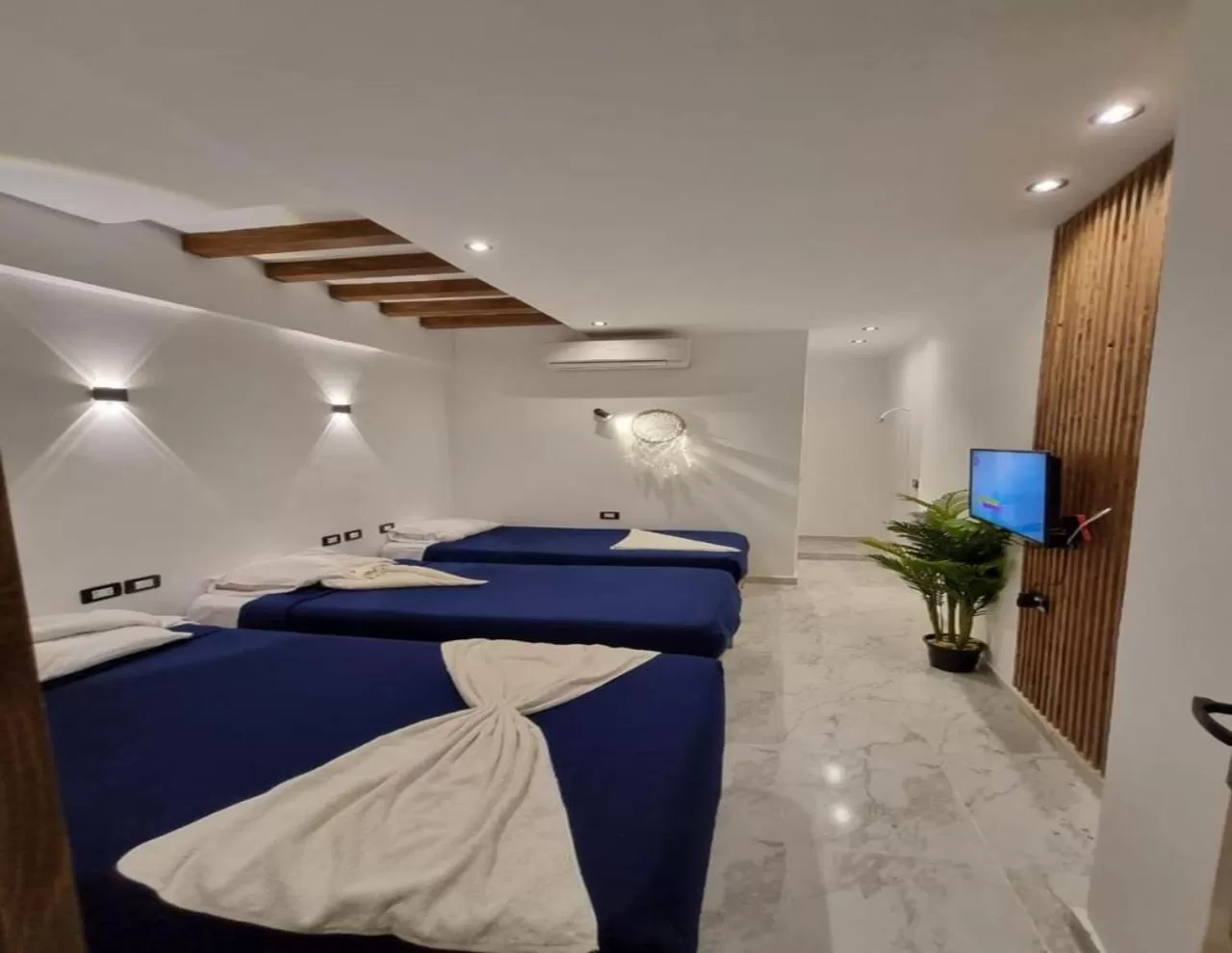 Photo of the whole room, Bed in Penguin Village Dahab