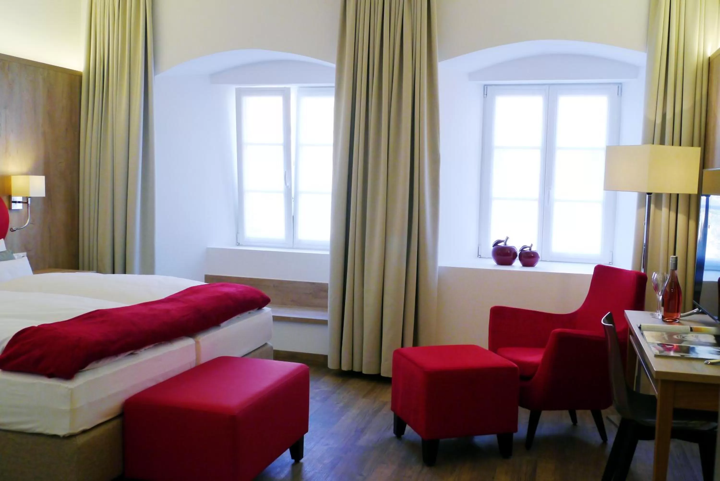 Photo of the whole room, Bed in Das Brunners