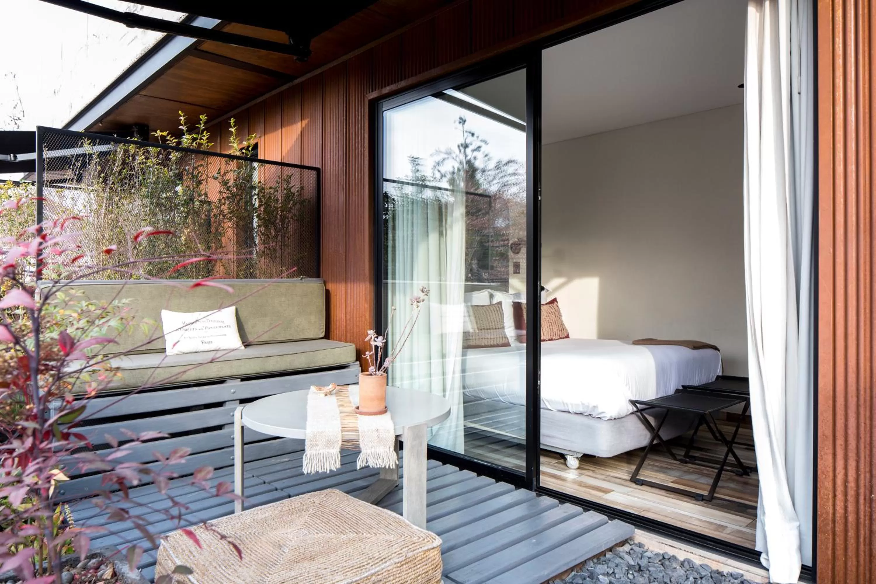 Balcony/Terrace, Bed in Maison Italia 1029