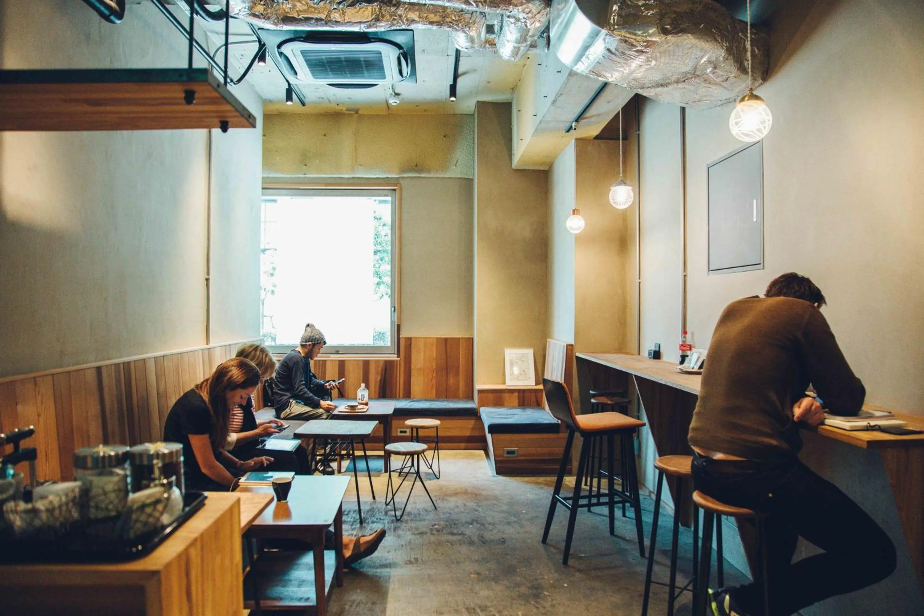 Communal lounge/ TV room in CITAN Hostel