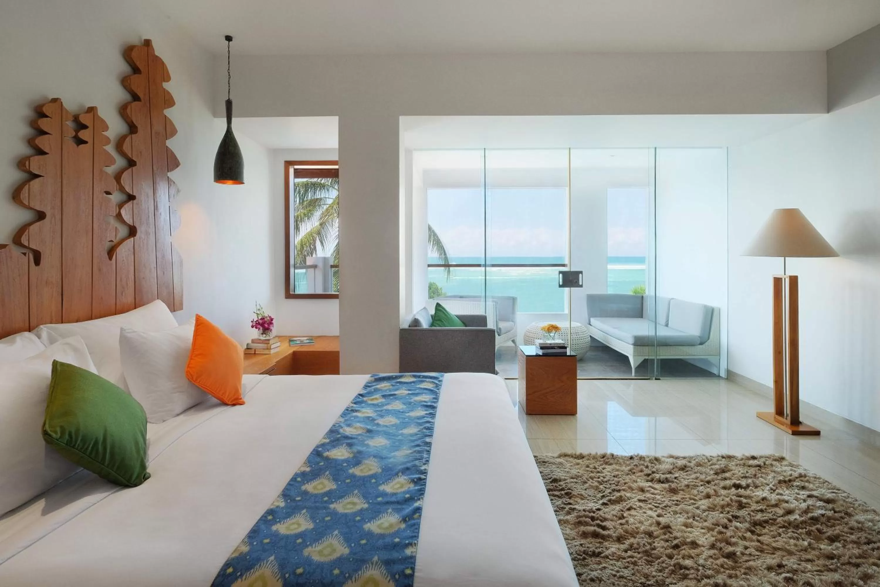 Bedroom, Bed in Hotel Nikko Bali Benoa Beach