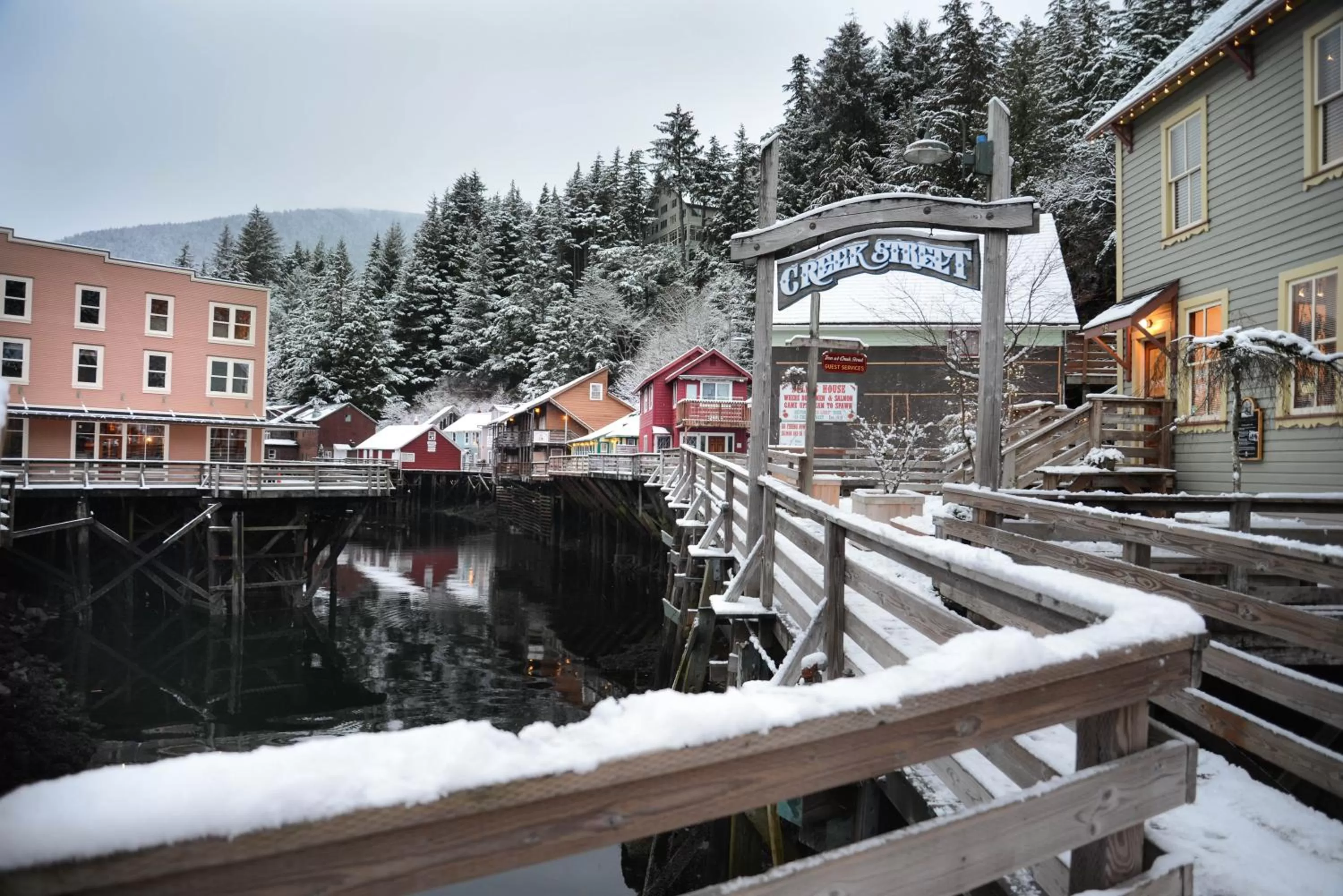 Natural landscape in Inn At Creek Street