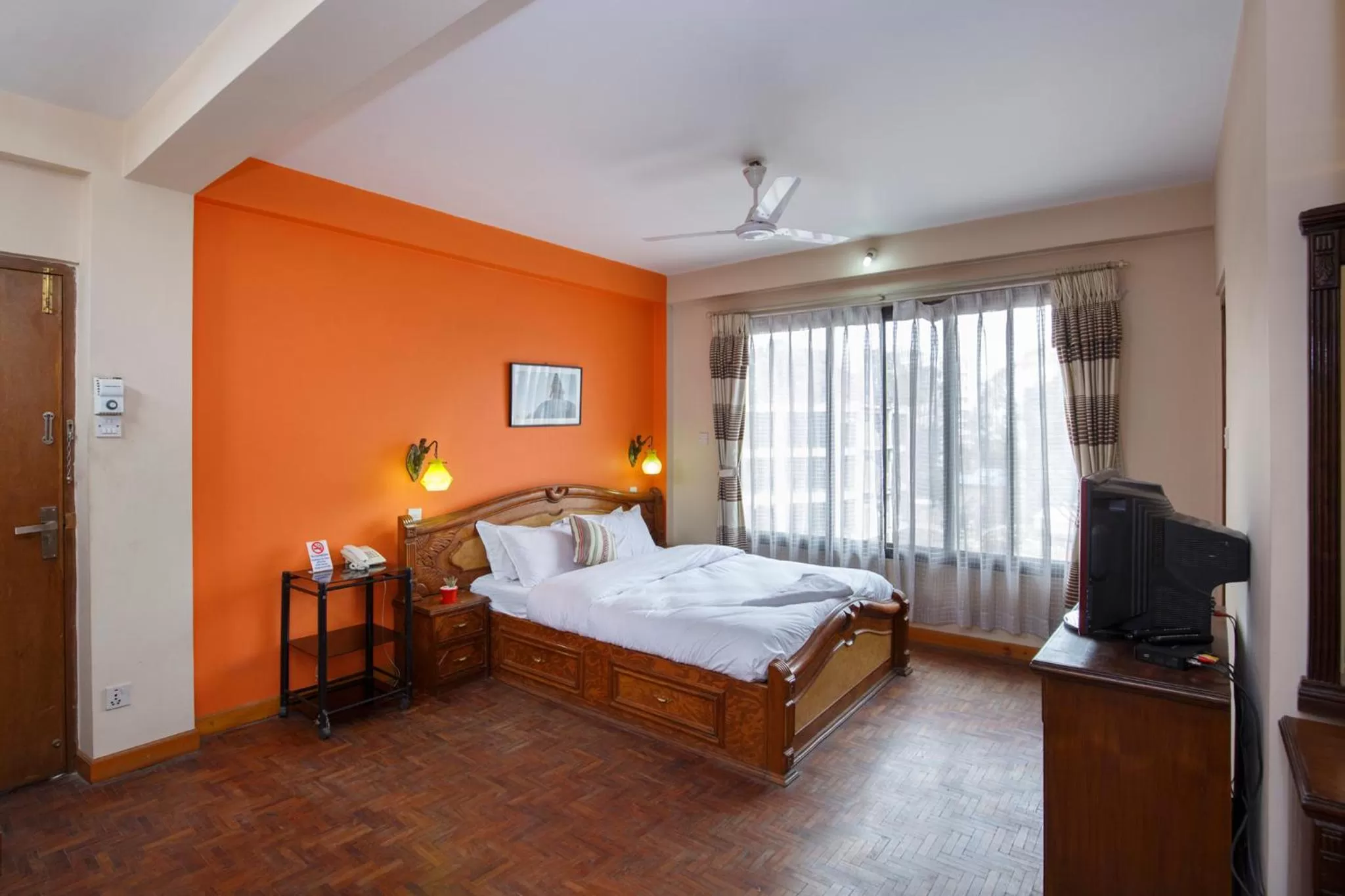 Bed in Pacific Guest House