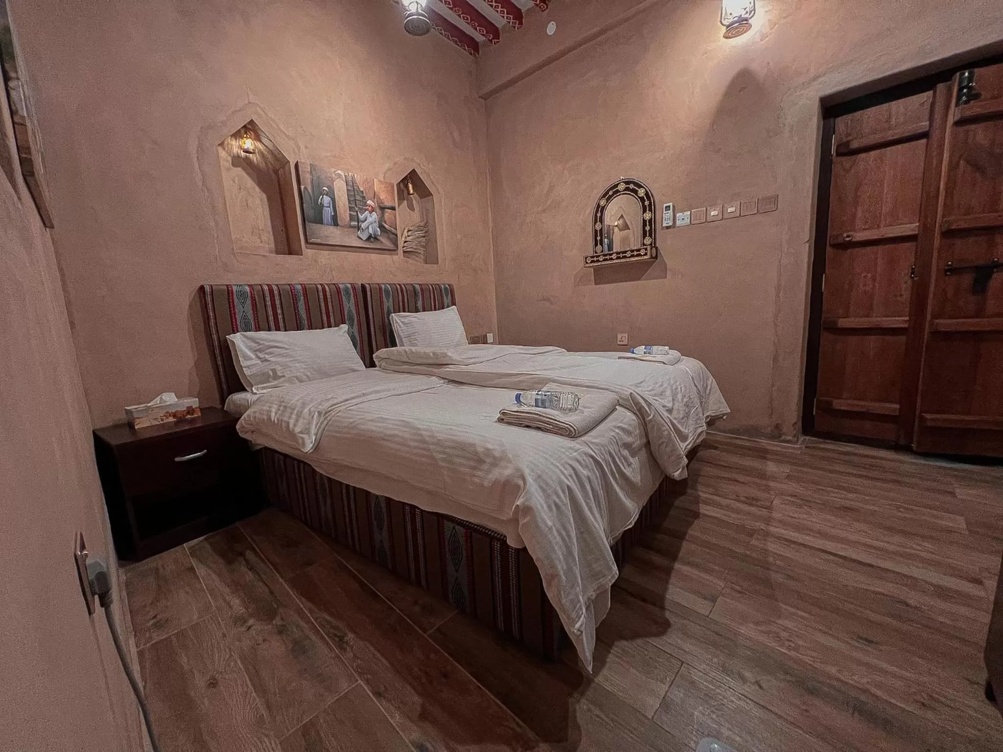 Bed in Nizwa Heritage Inn