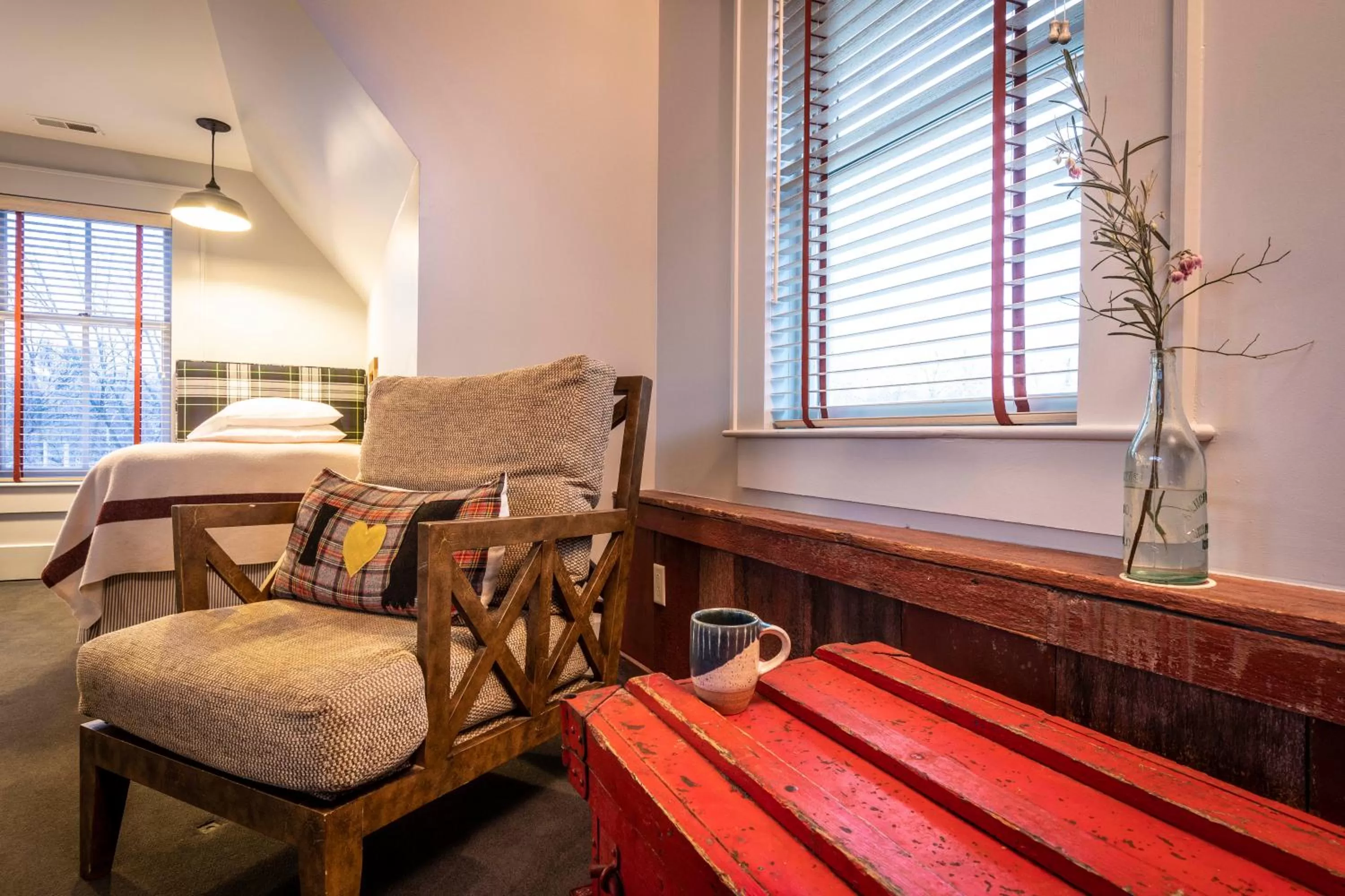 Seating area in Hotel Broad Ripple