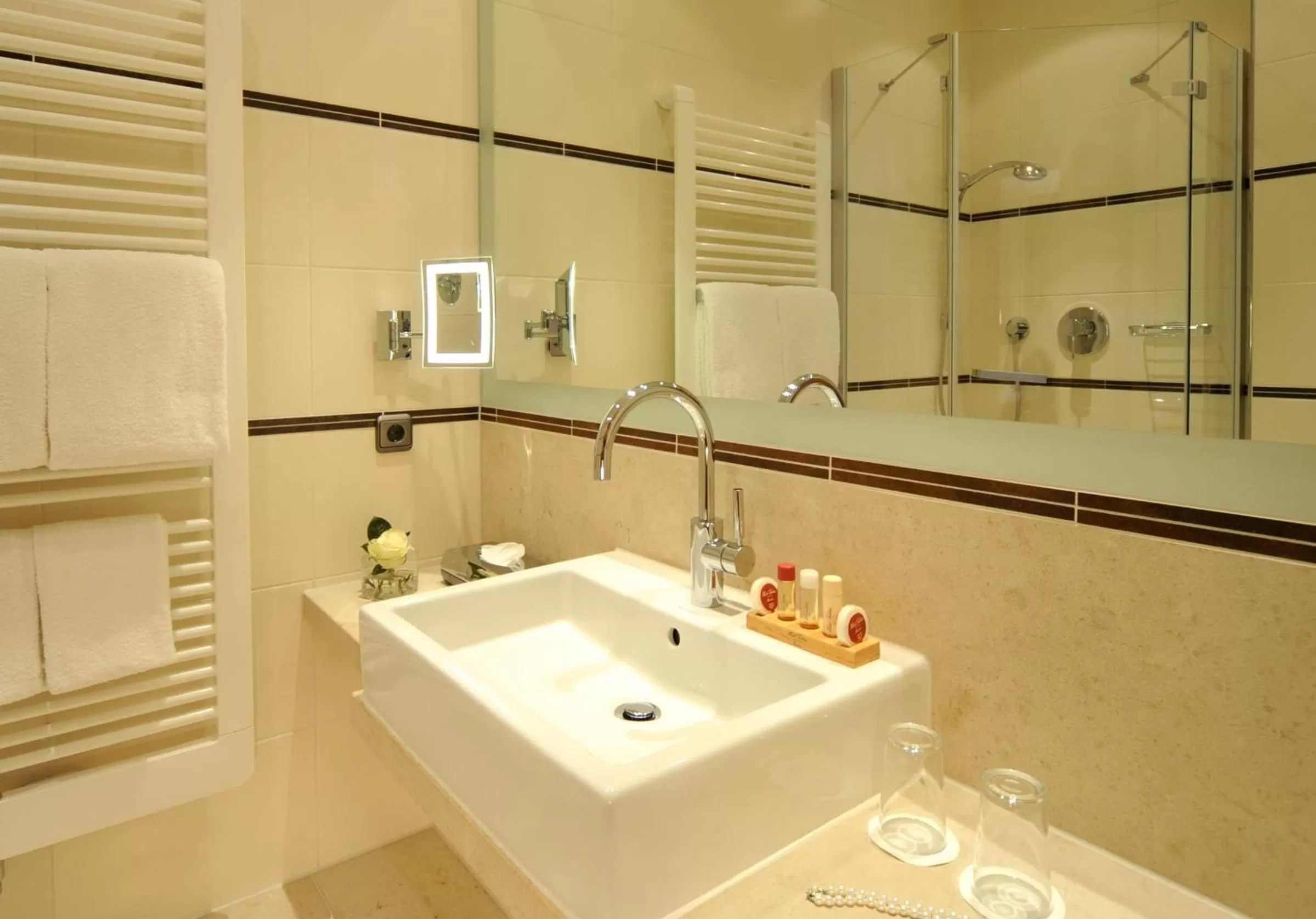 Bathroom in Hotel Torbräu