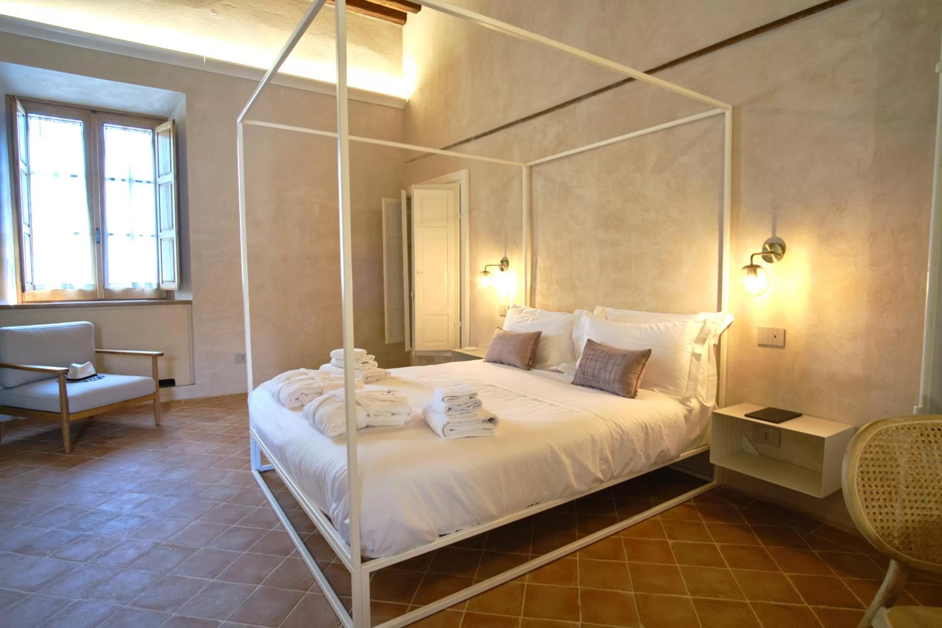 Bedroom, Bed in Badia Giulia Prestigious Historical B&B