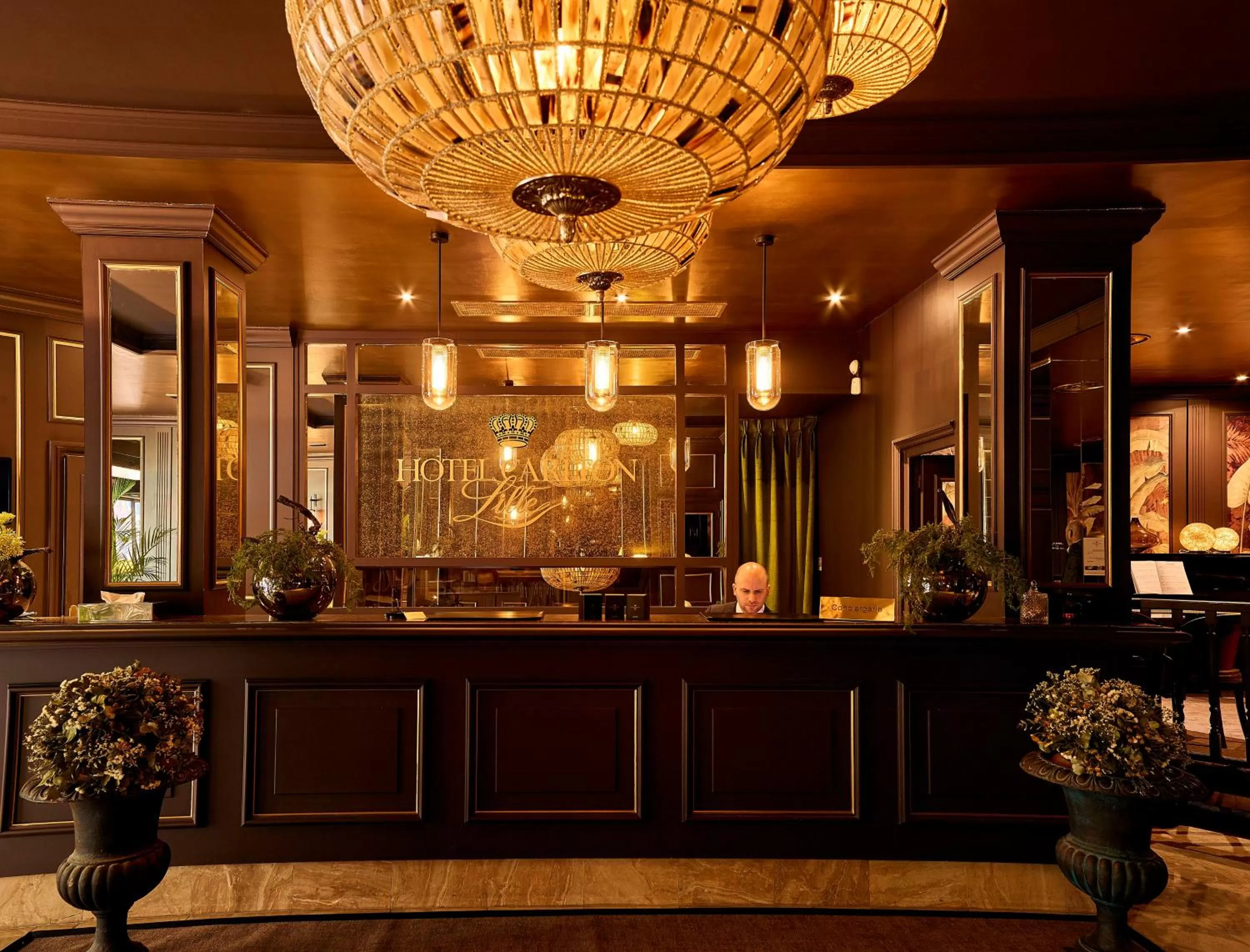 Lobby or reception in Hôtel Carlton Lille