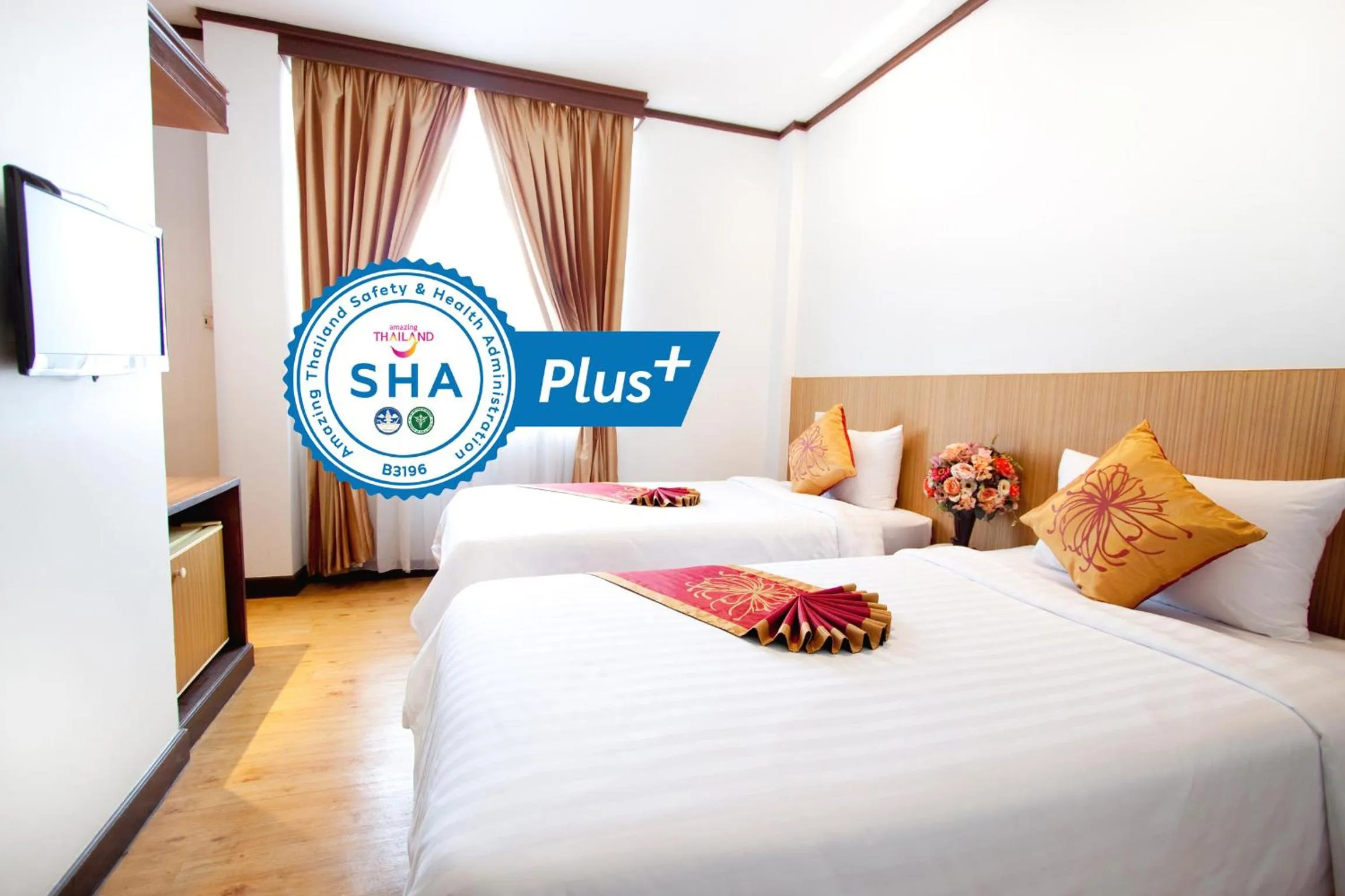 Bedroom in China Town Hotel - SHA Plus Certified