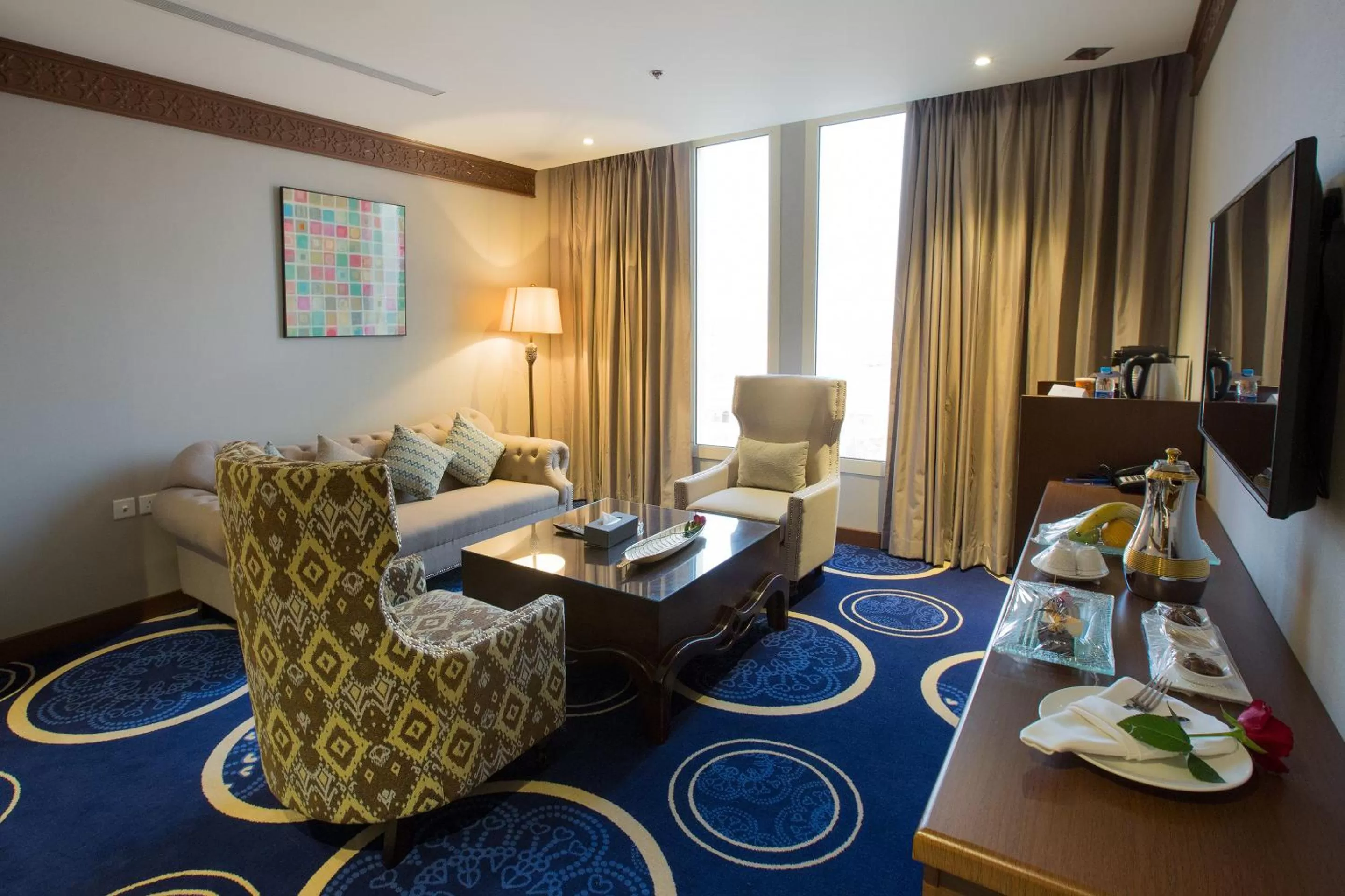 Living room in Swiss In Tabuk Hotel