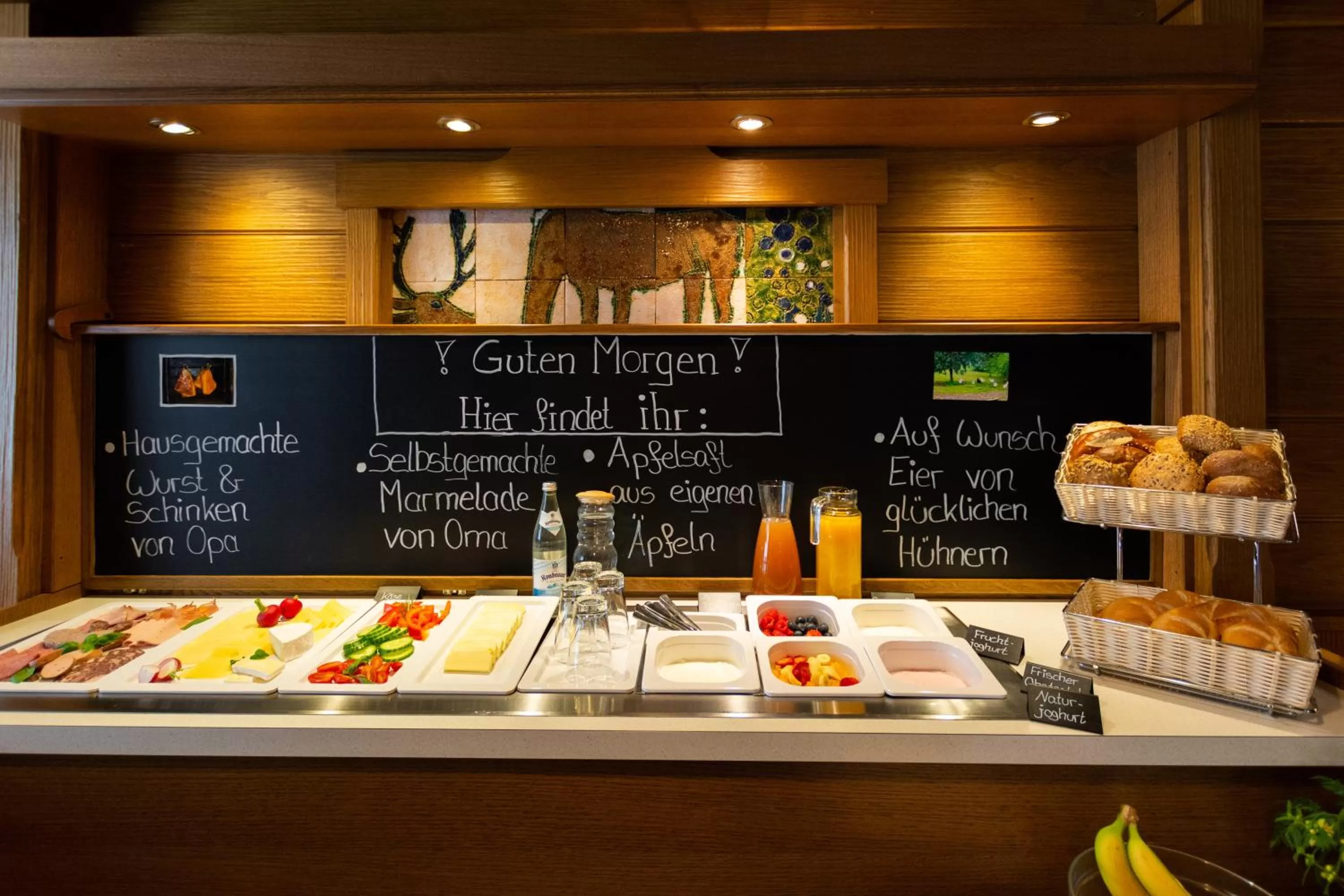 Buffet breakfast in Gasthof Hotel Reif