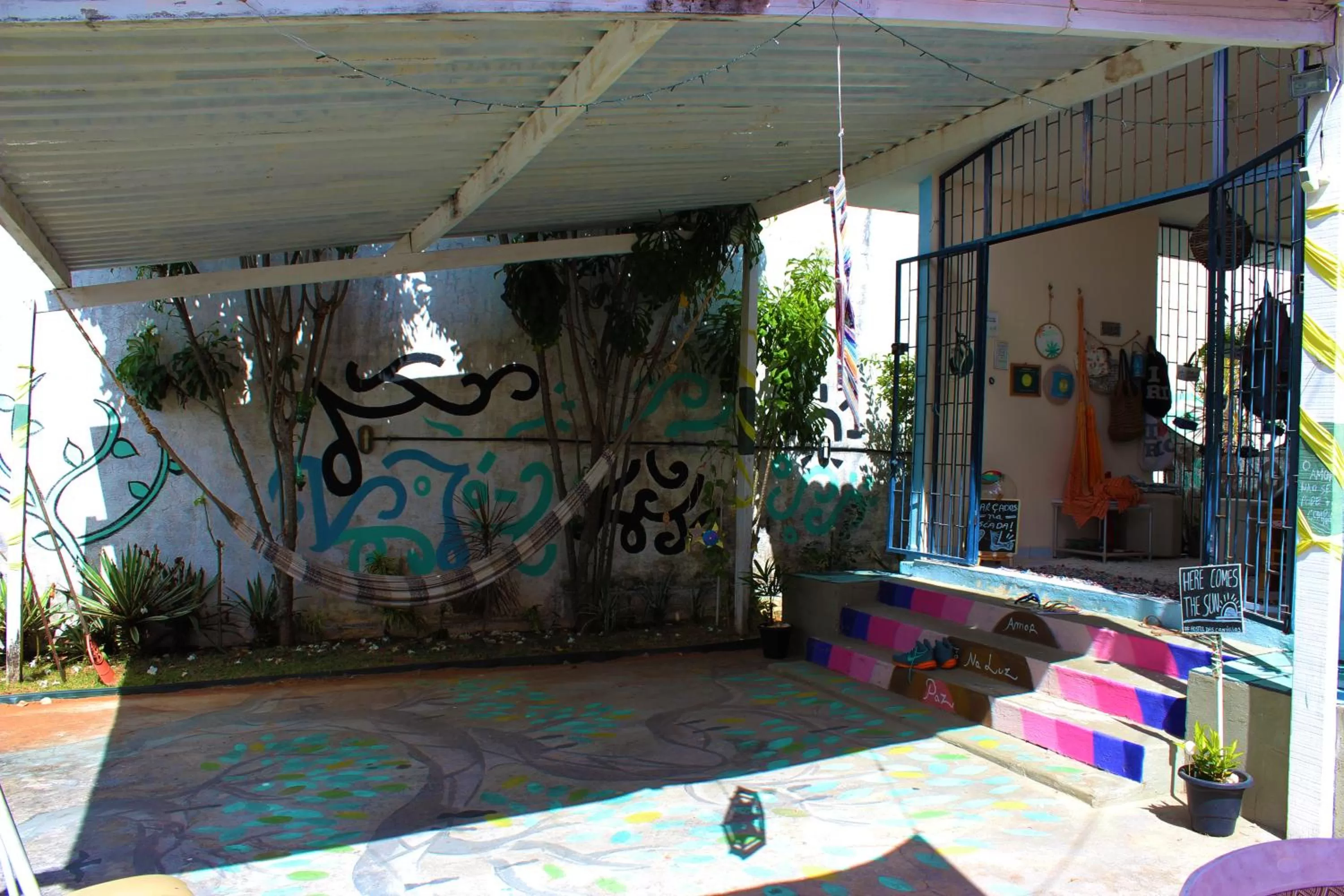 Patio in Hostel Das Canárias