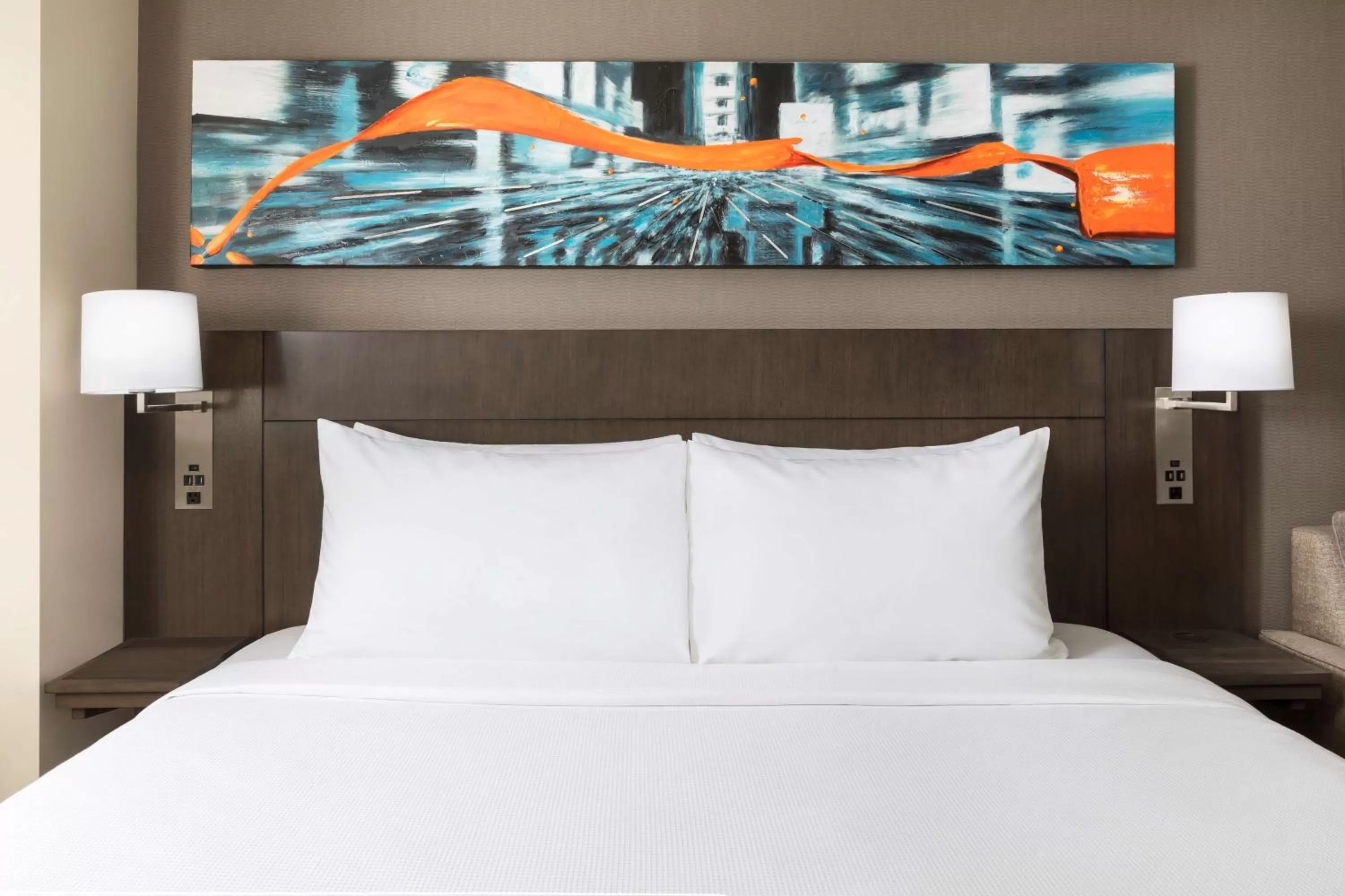 Photo of the whole room, Bed in Hyatt Place New York City - Times Square