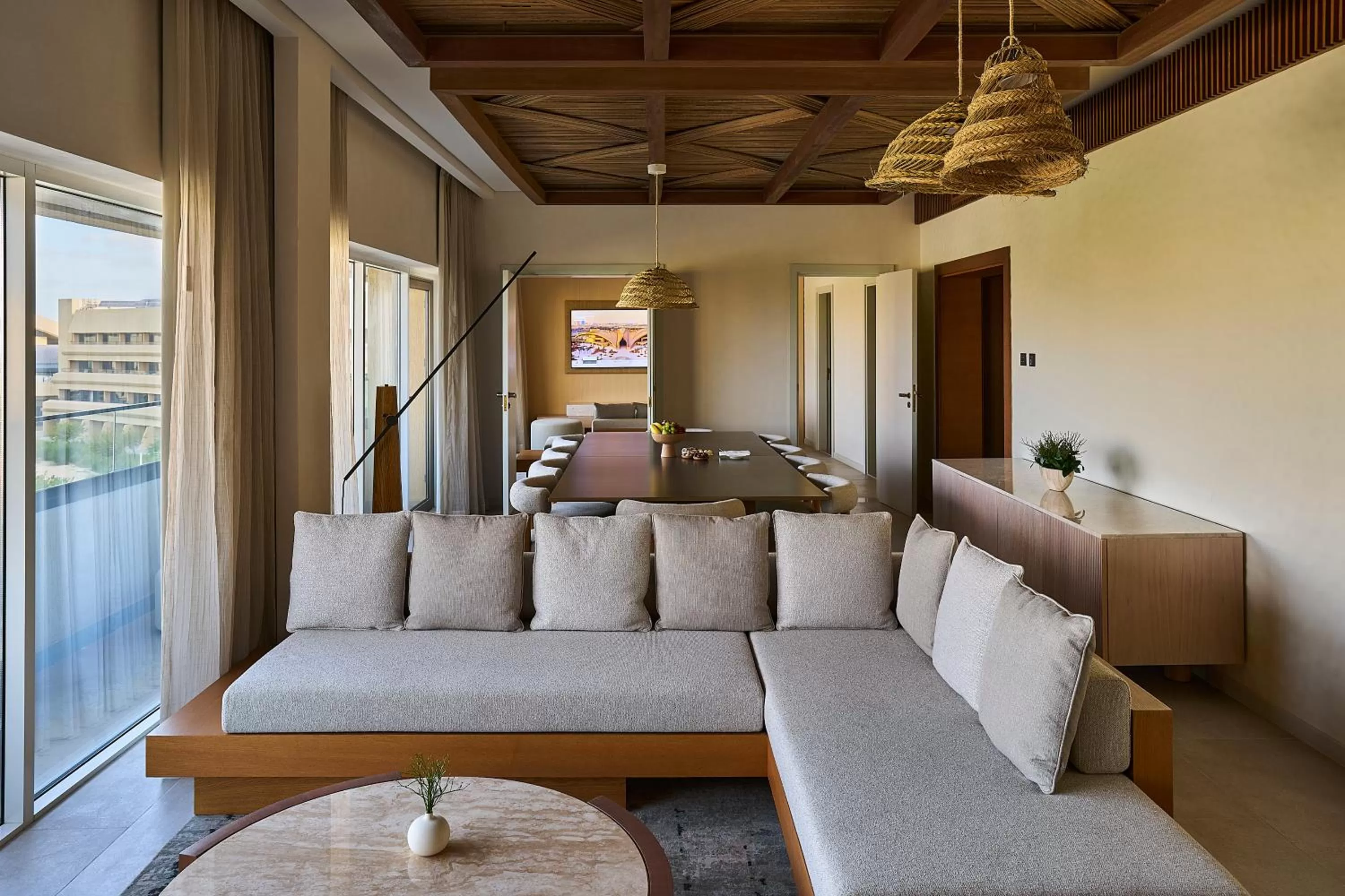 Living room in ERTH Abu Dhabi Hotel