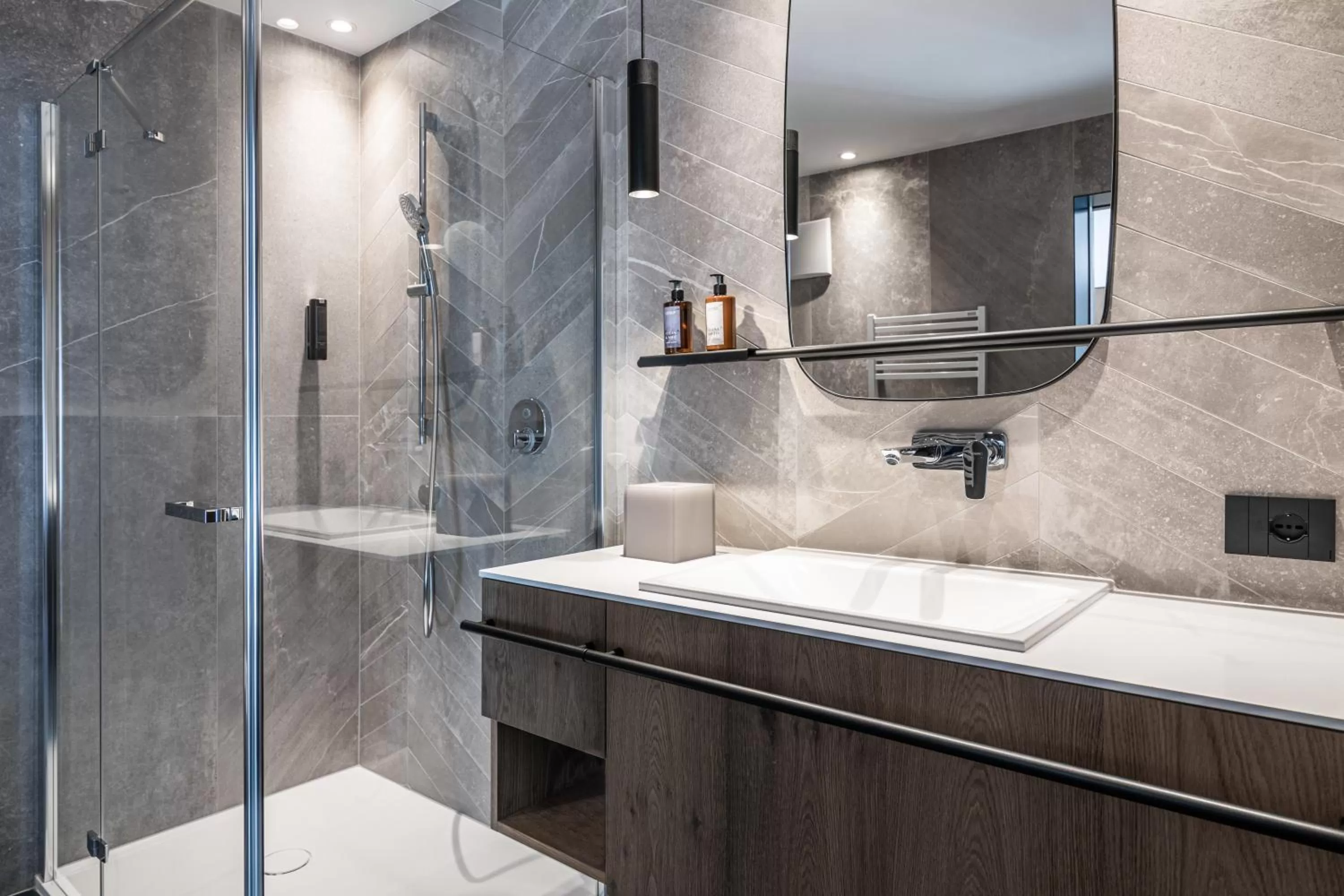 Bathroom in Linder Cycling Hotel