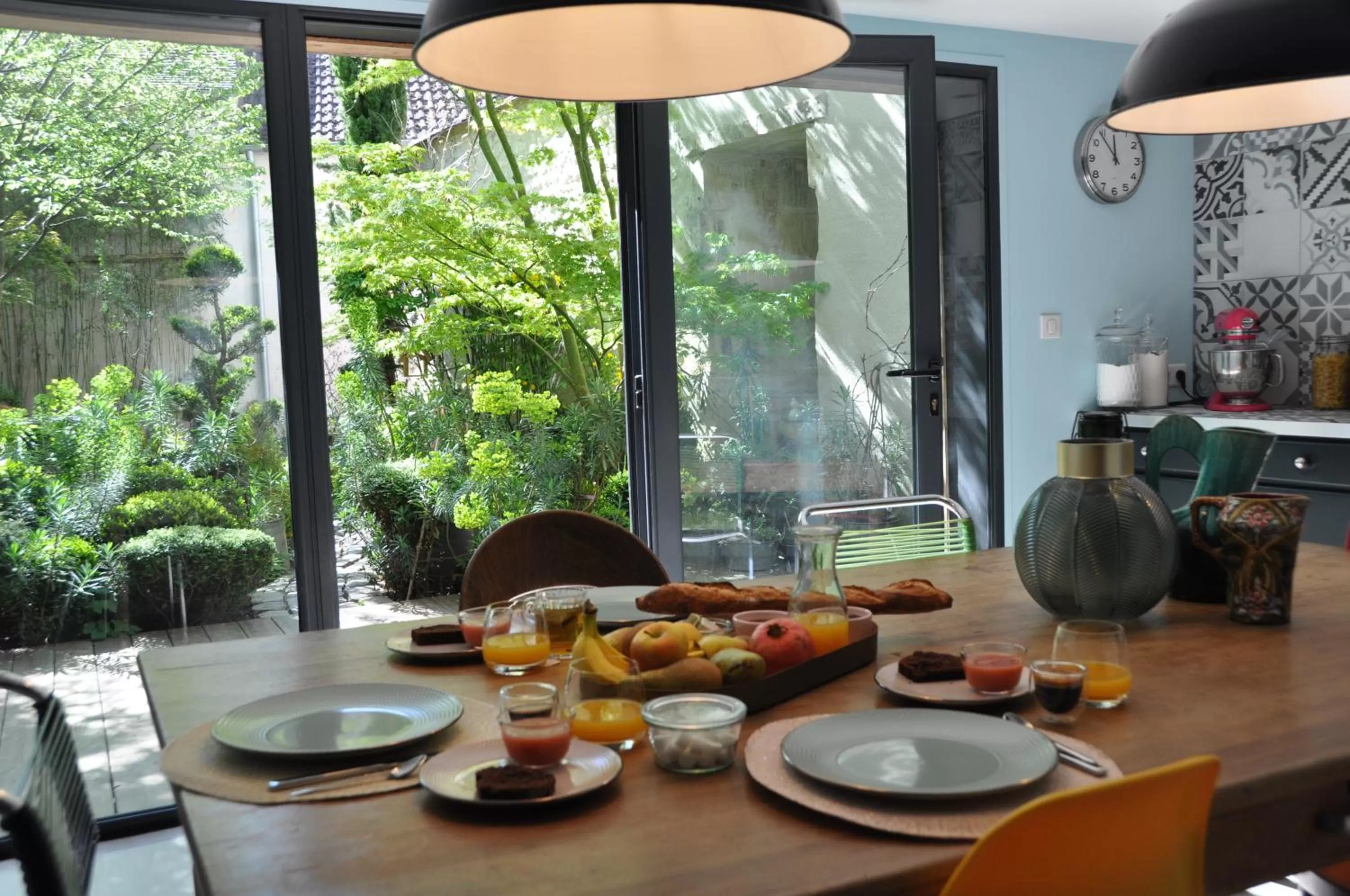 Breakfast, Restaurant/Places to Eat in Au Noeud Vert Chambres d'hôtes