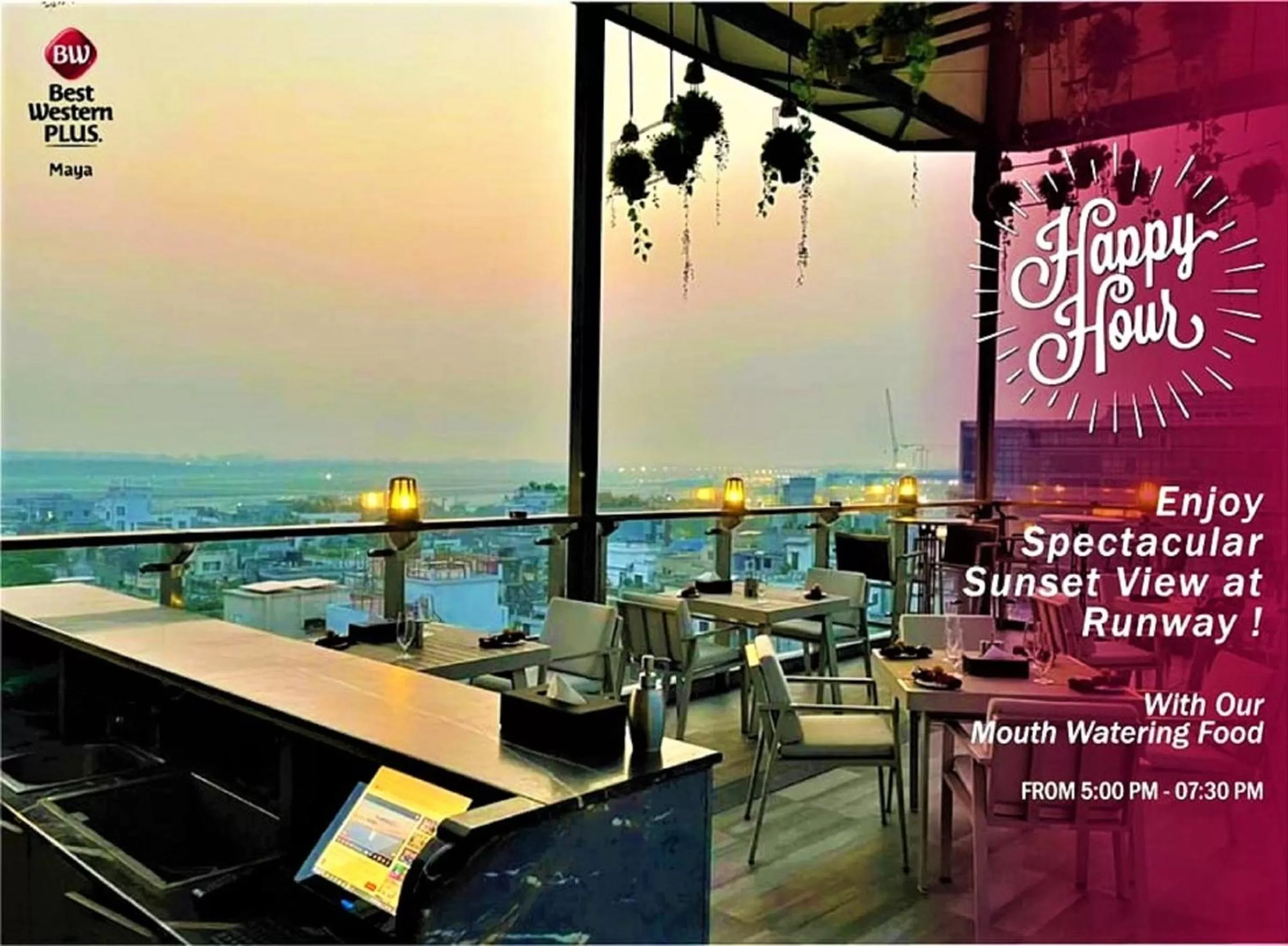 Sunset in Best Western PLUS Runway