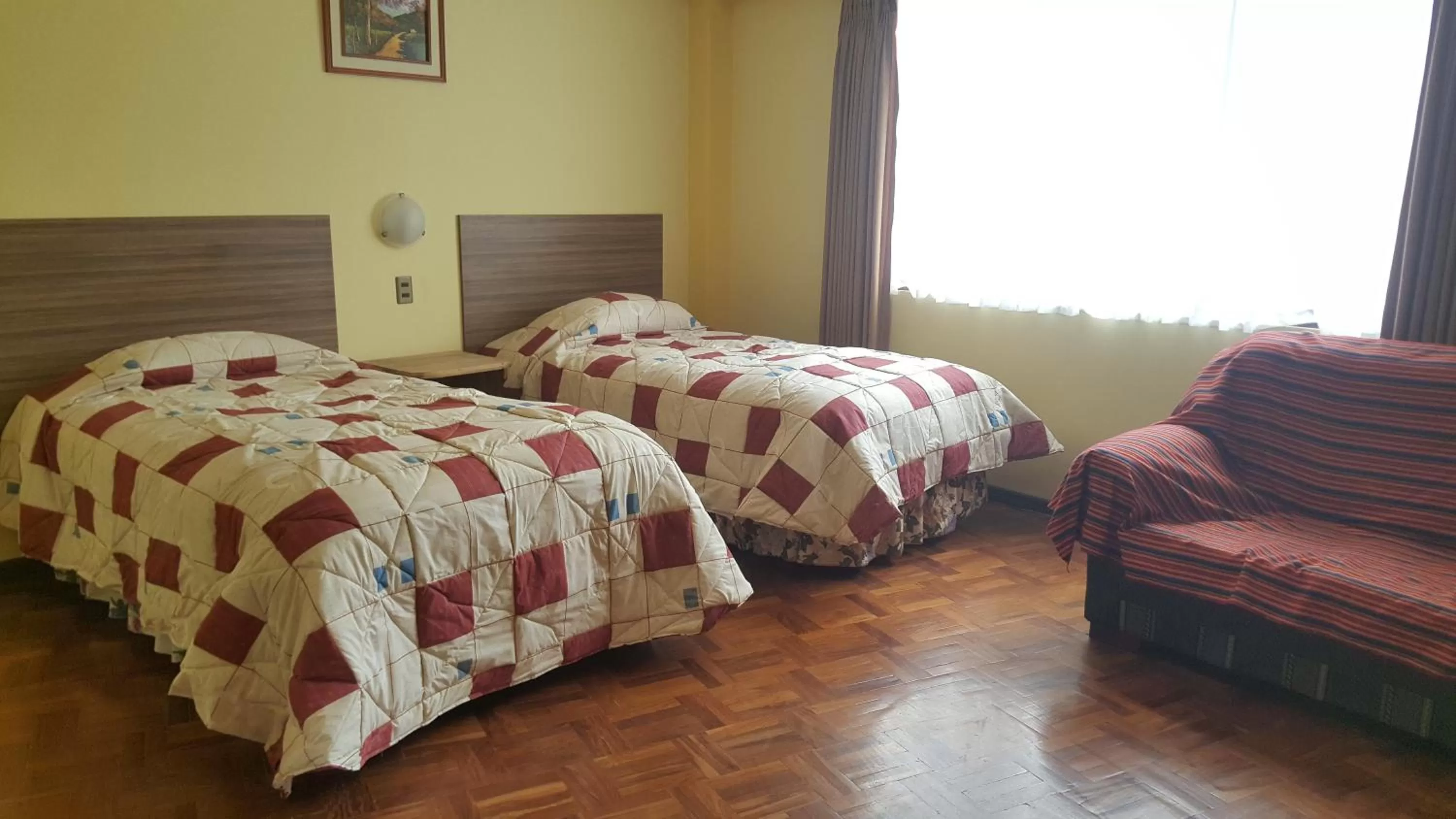 Decorative detail, Bed in Hotel Nuevo Sol