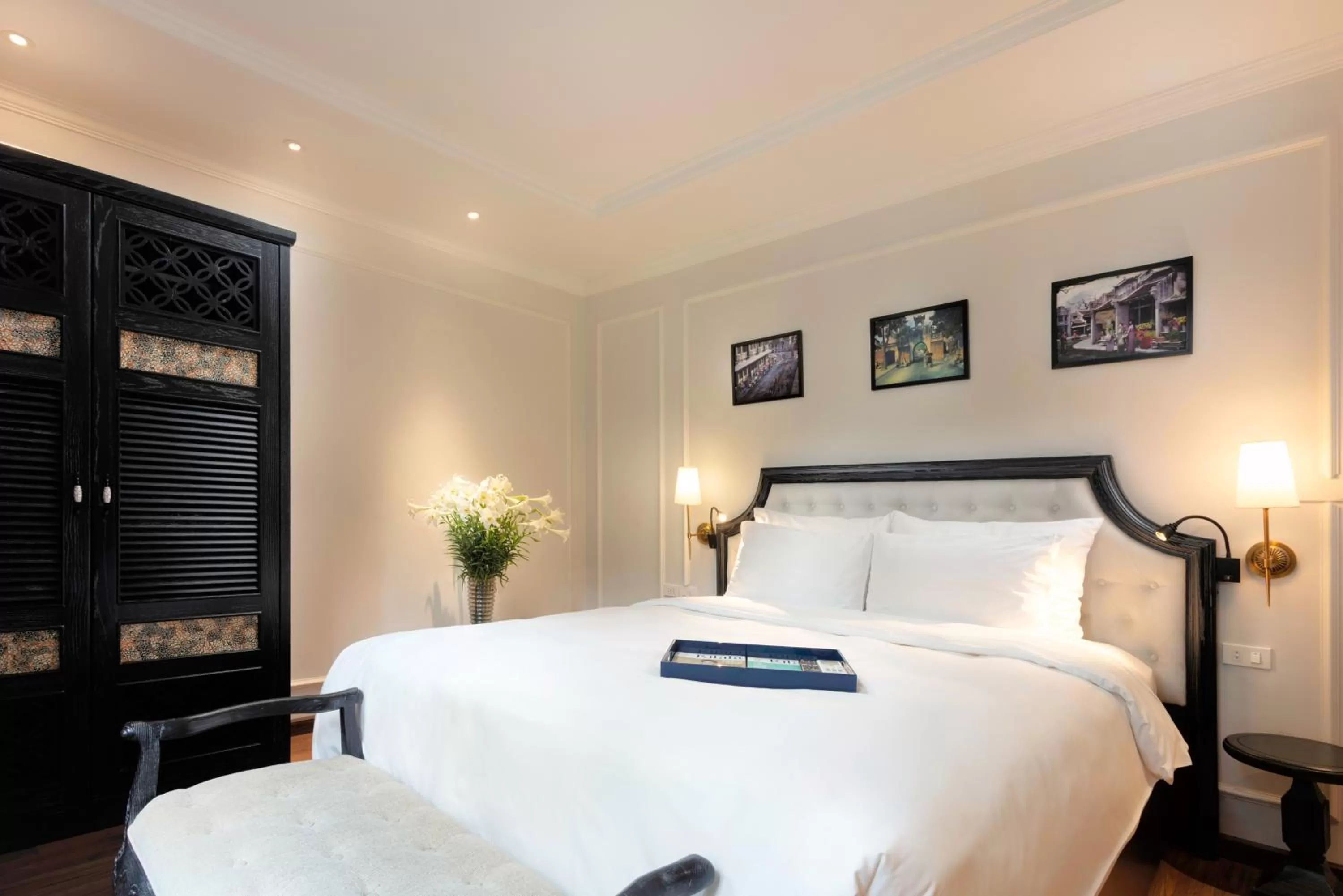 Bed in Hanoi Media Hotel & Spa