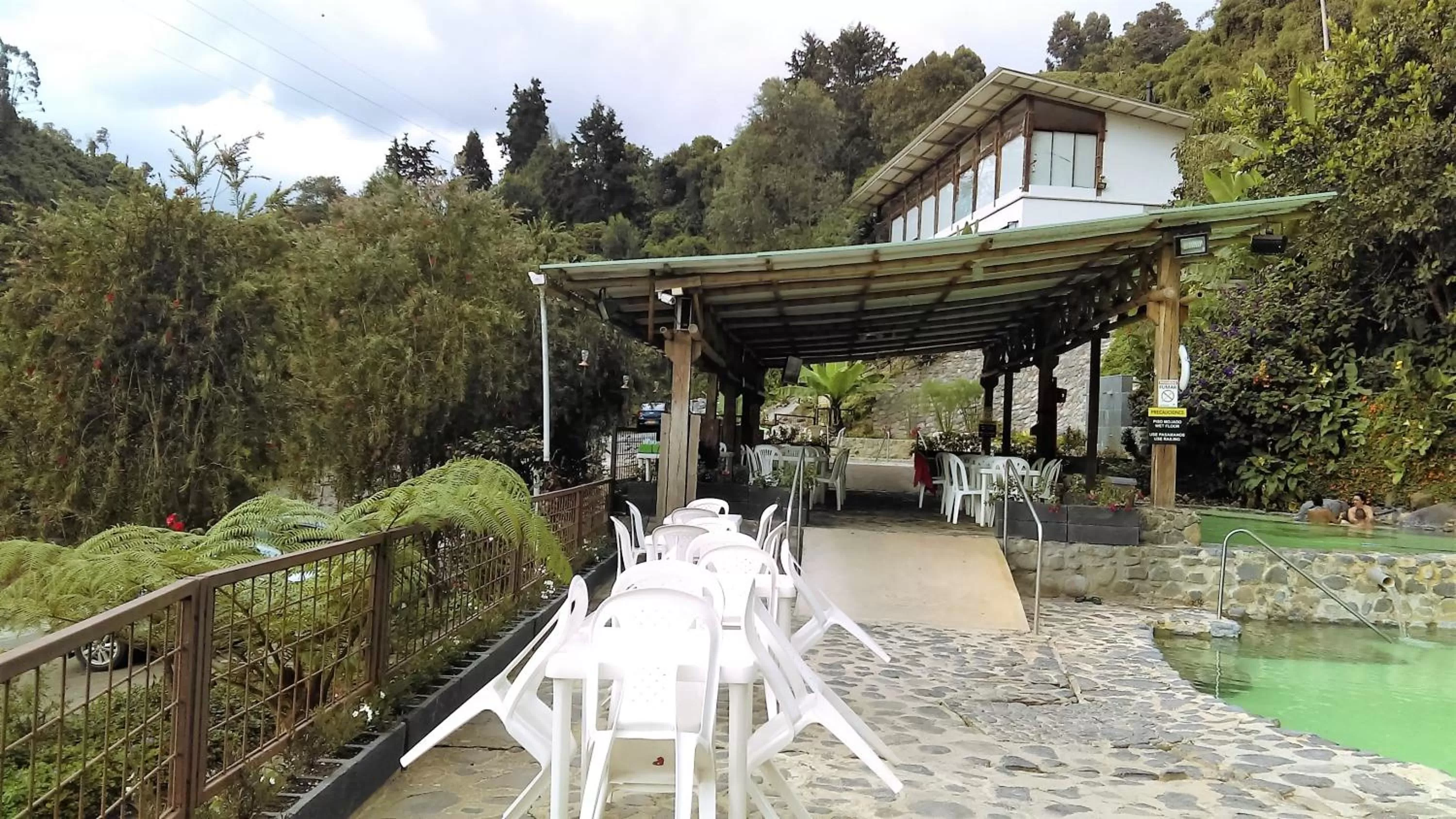 Balcony/Terrace in Hotel Termales Tierra Viva