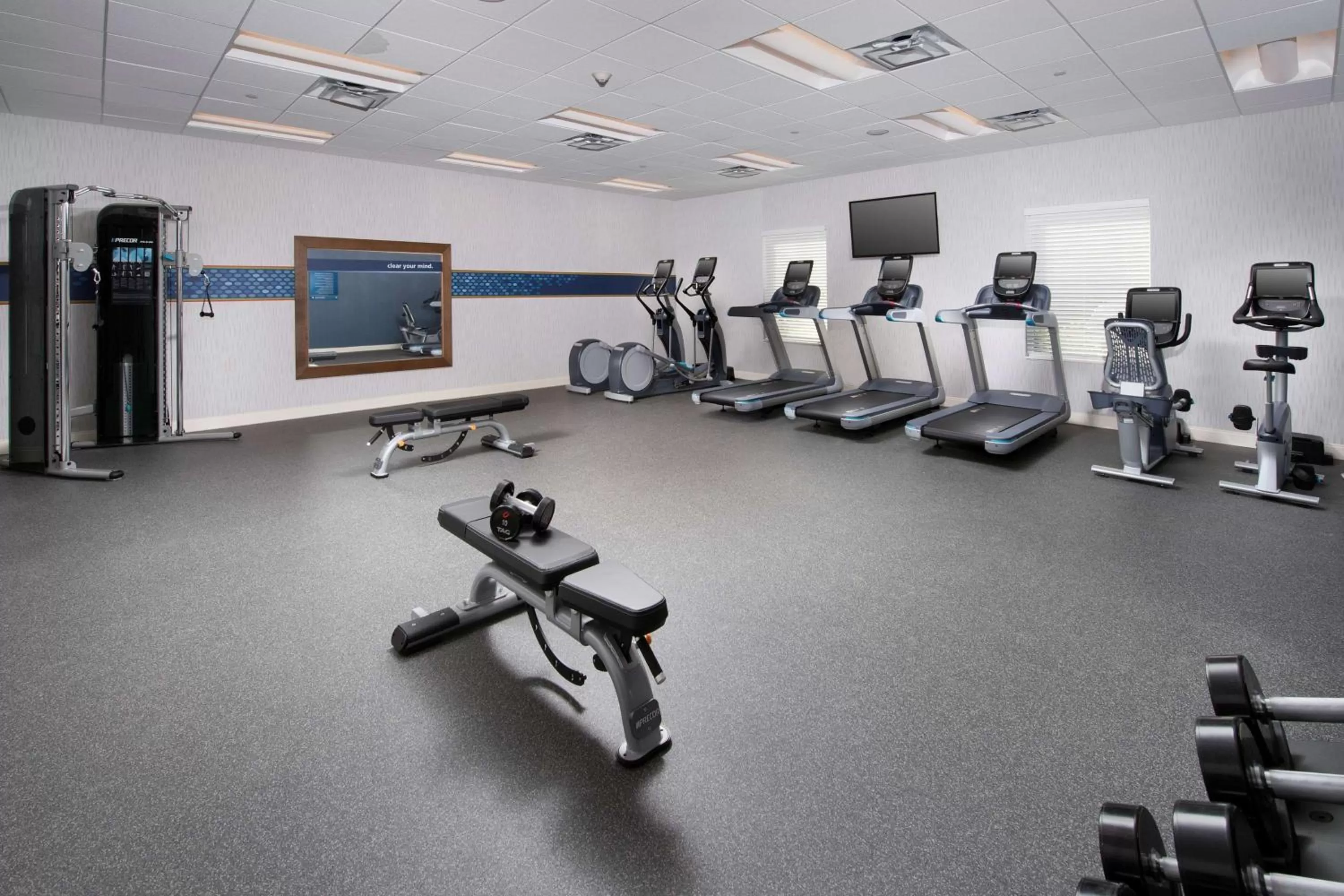 Fitness centre/facilities in Hampton Inn Miami Airport East