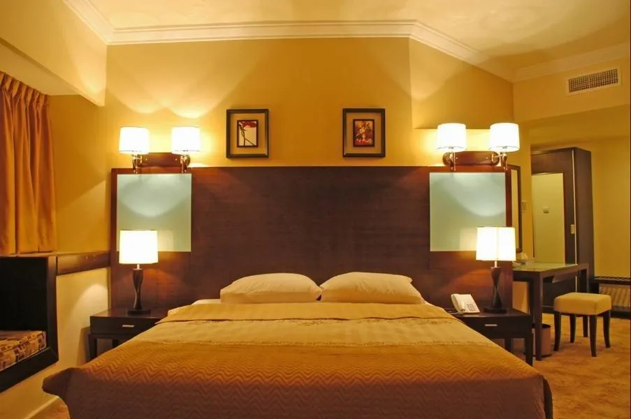 Photo of the whole room, Bed in Galaxy Amman Hotel