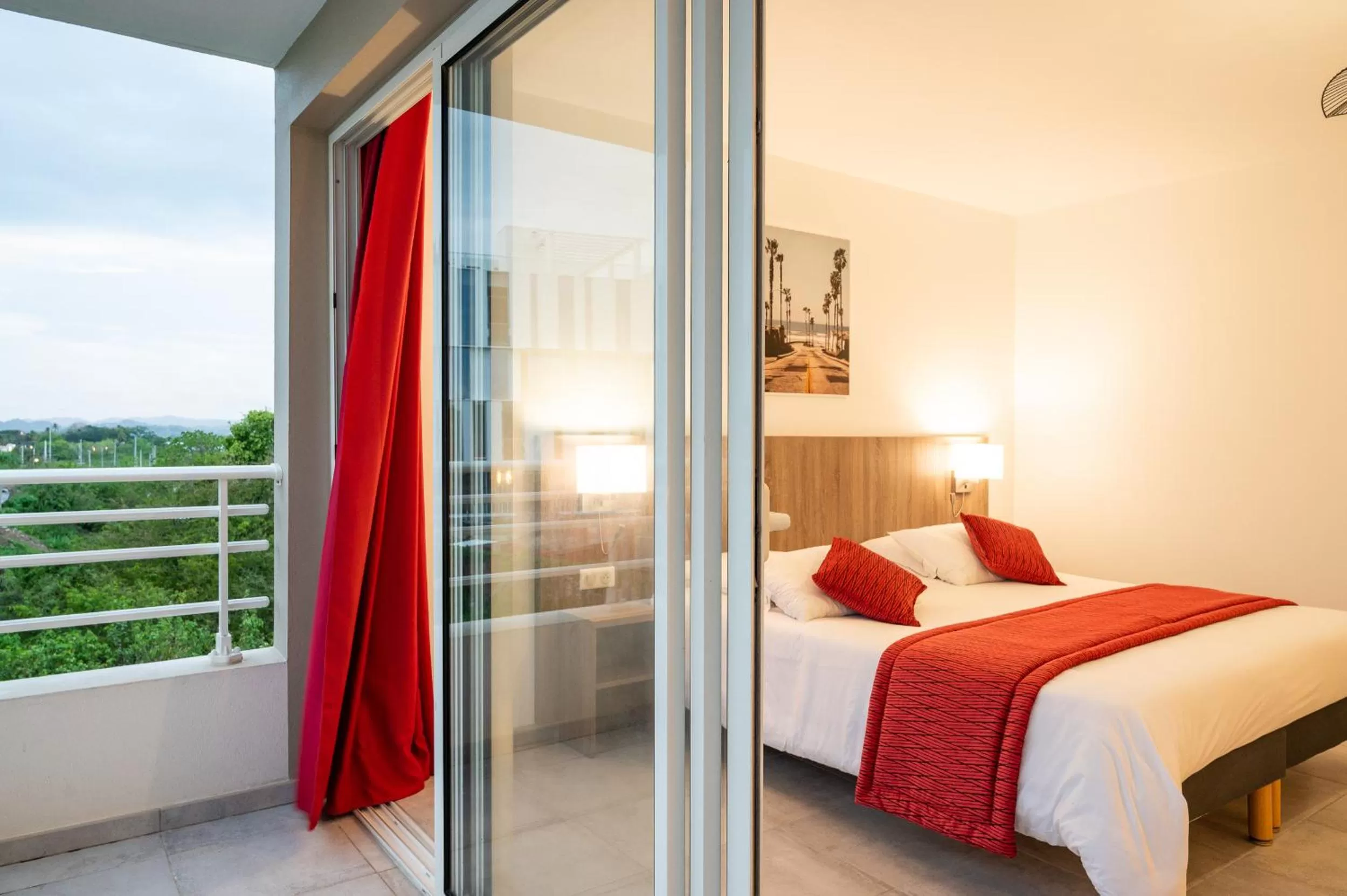 Bed in Résidence Hôtelière Poséidon Caraïbes