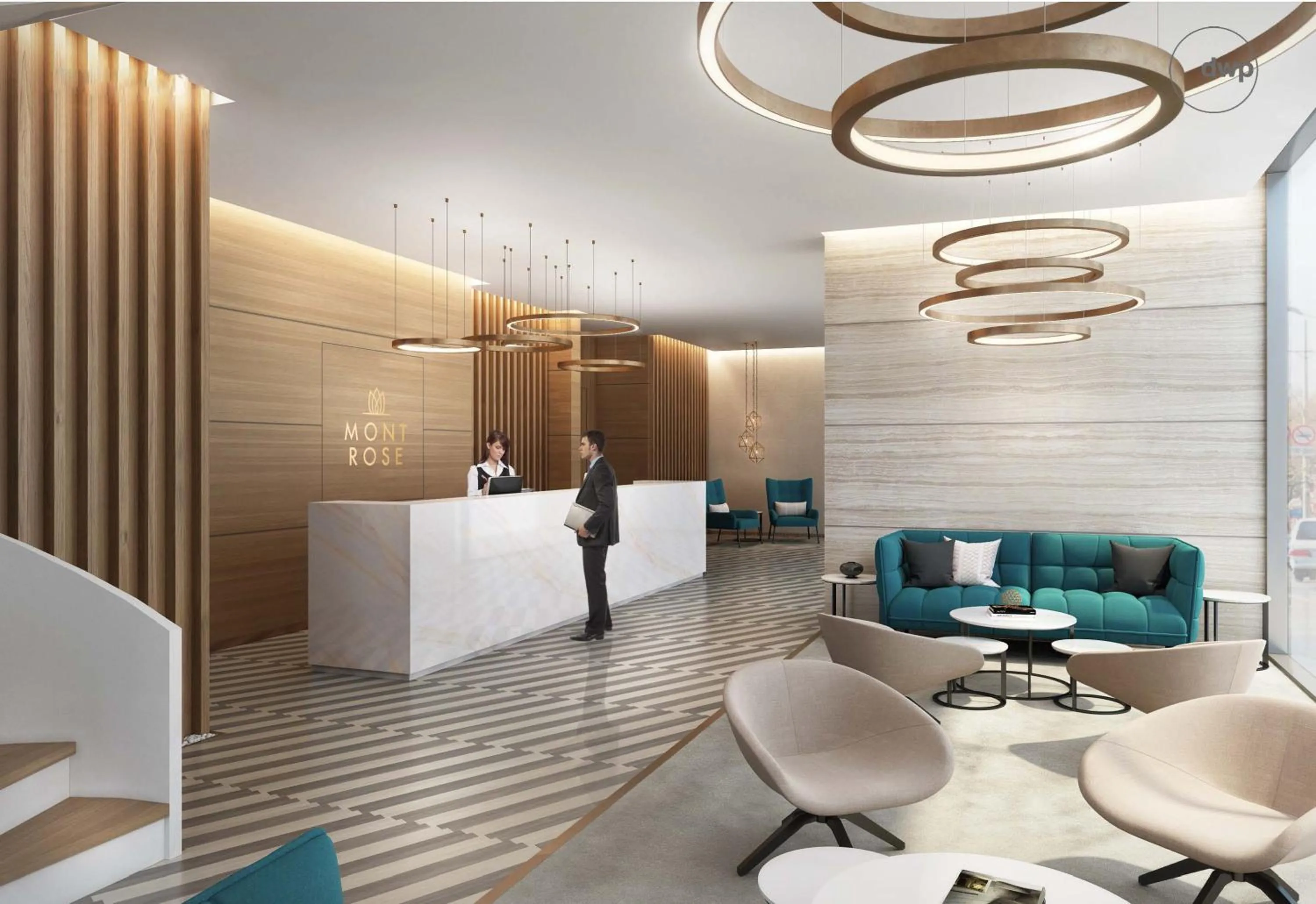 Lobby or reception in Millennium Executive Apartments Mont Rose