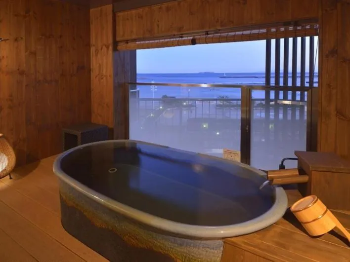 Hot Spring Bath in Atami Seaside Spa & Resort