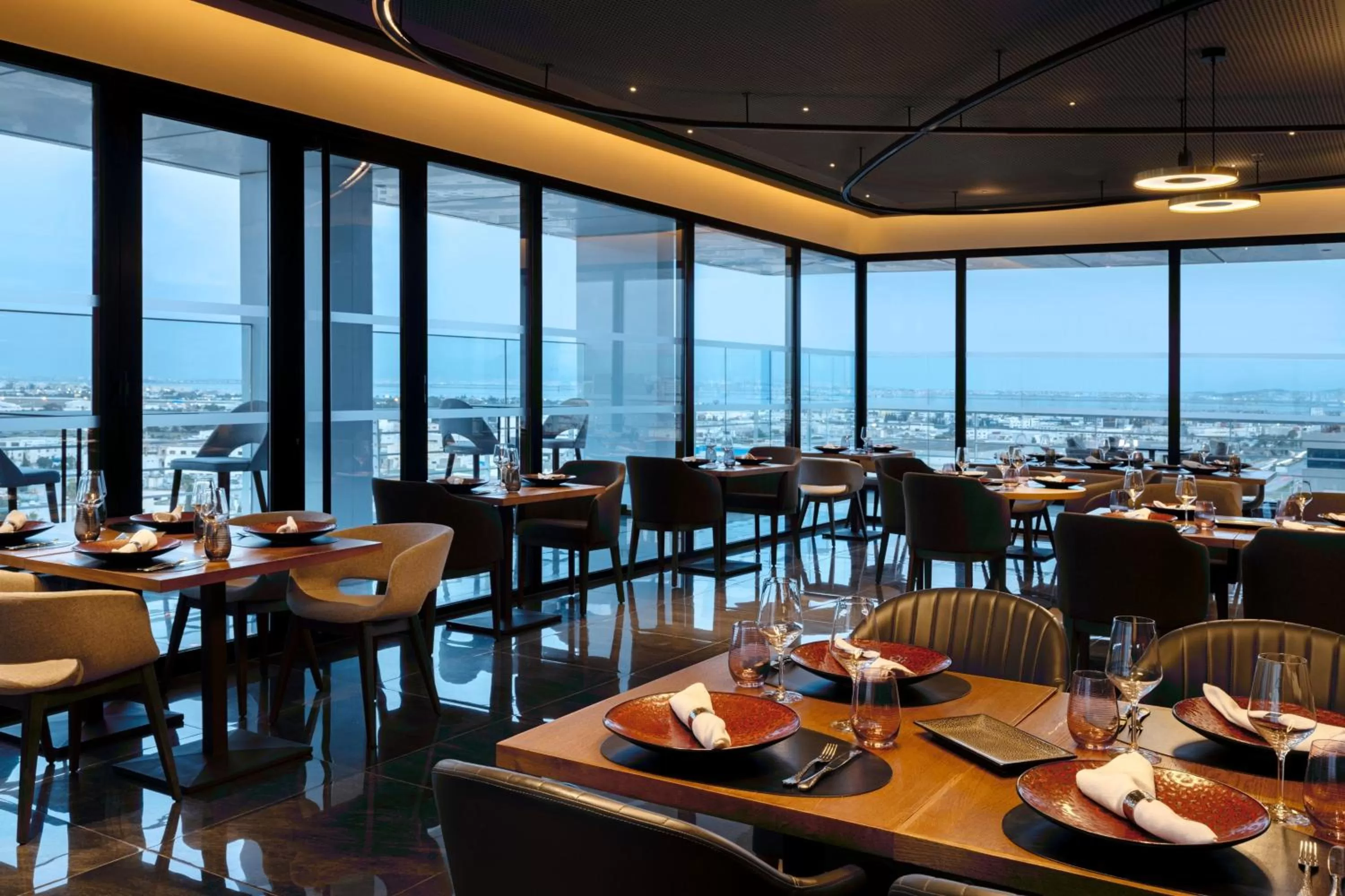 Restaurant/places to eat in Tunis Marriott Hotel