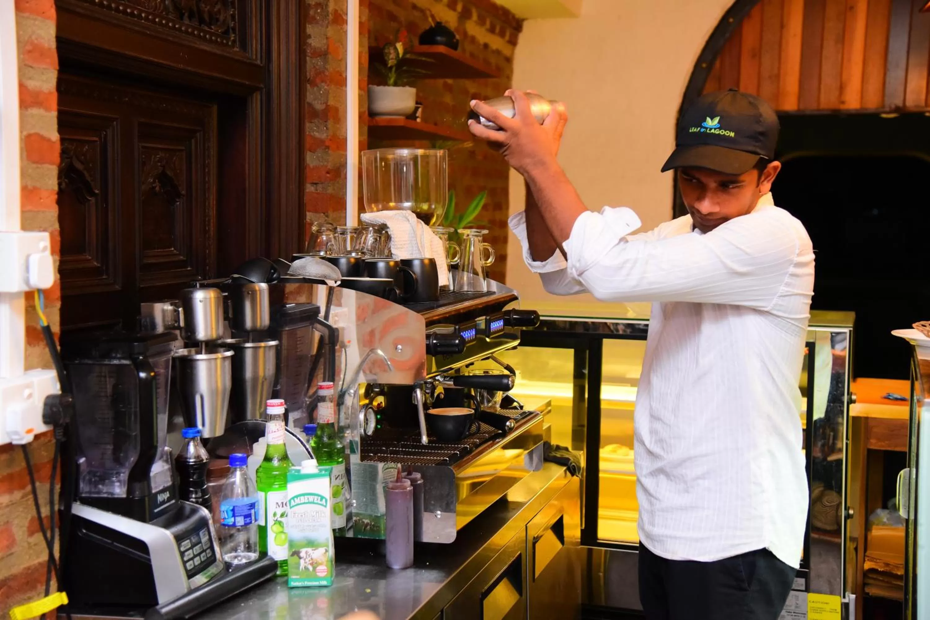 Staff in Hotel Leaf on Lagoon