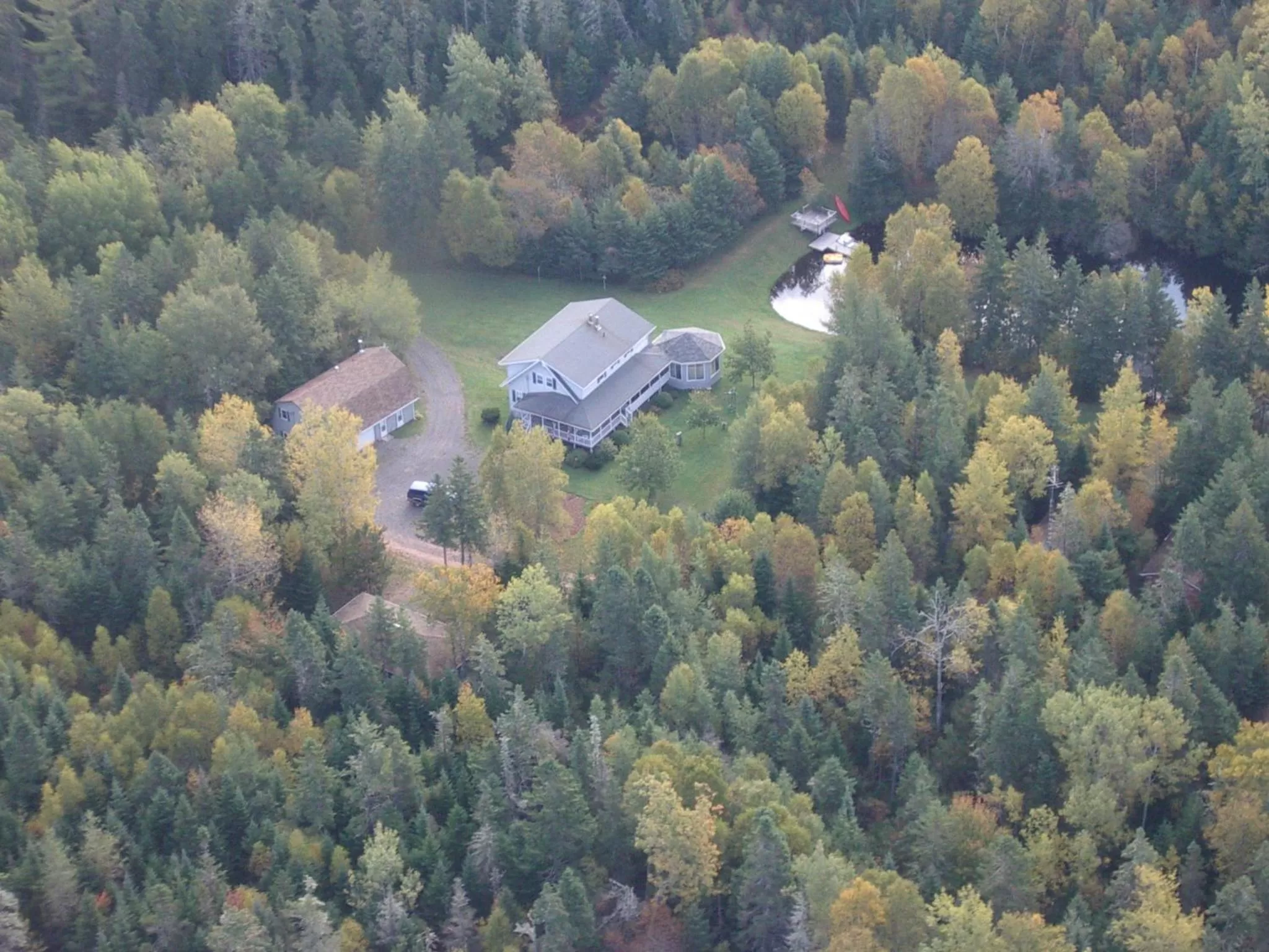 Bird's eye view in Forest & Lake PEI Bed & Breakfast