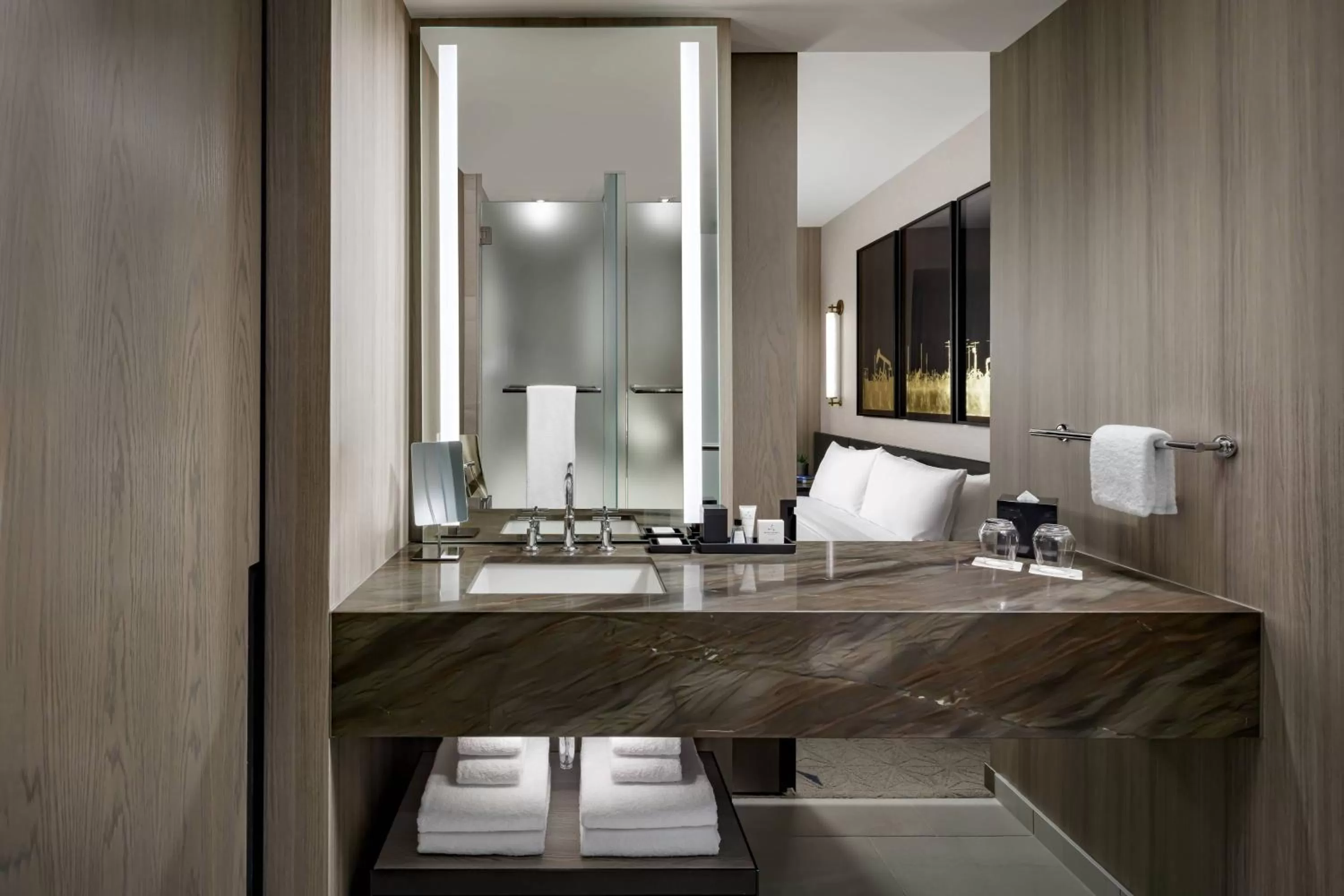 Bathroom in JW Marriott Edmonton ICE District