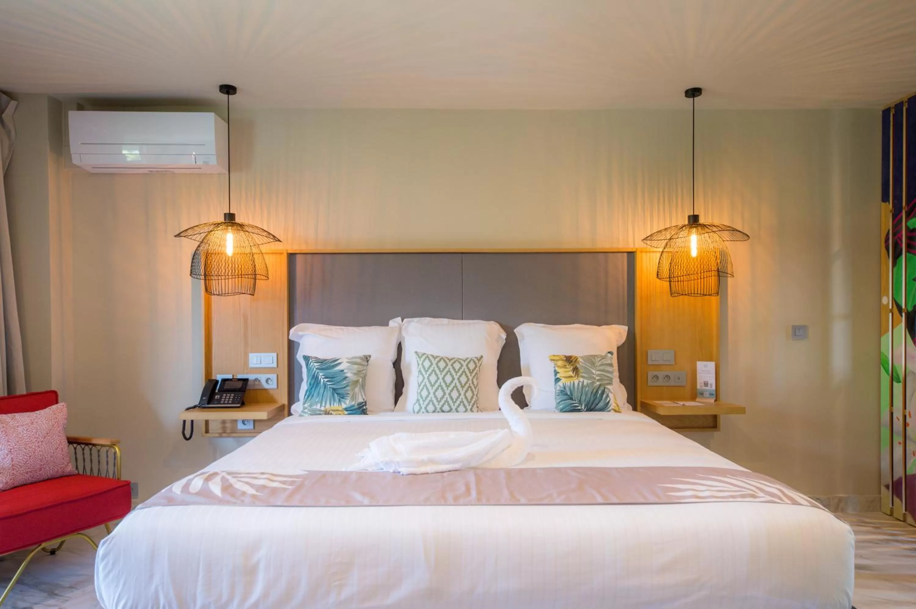 Bed in La Pagerie - Tropical Garden Hotel