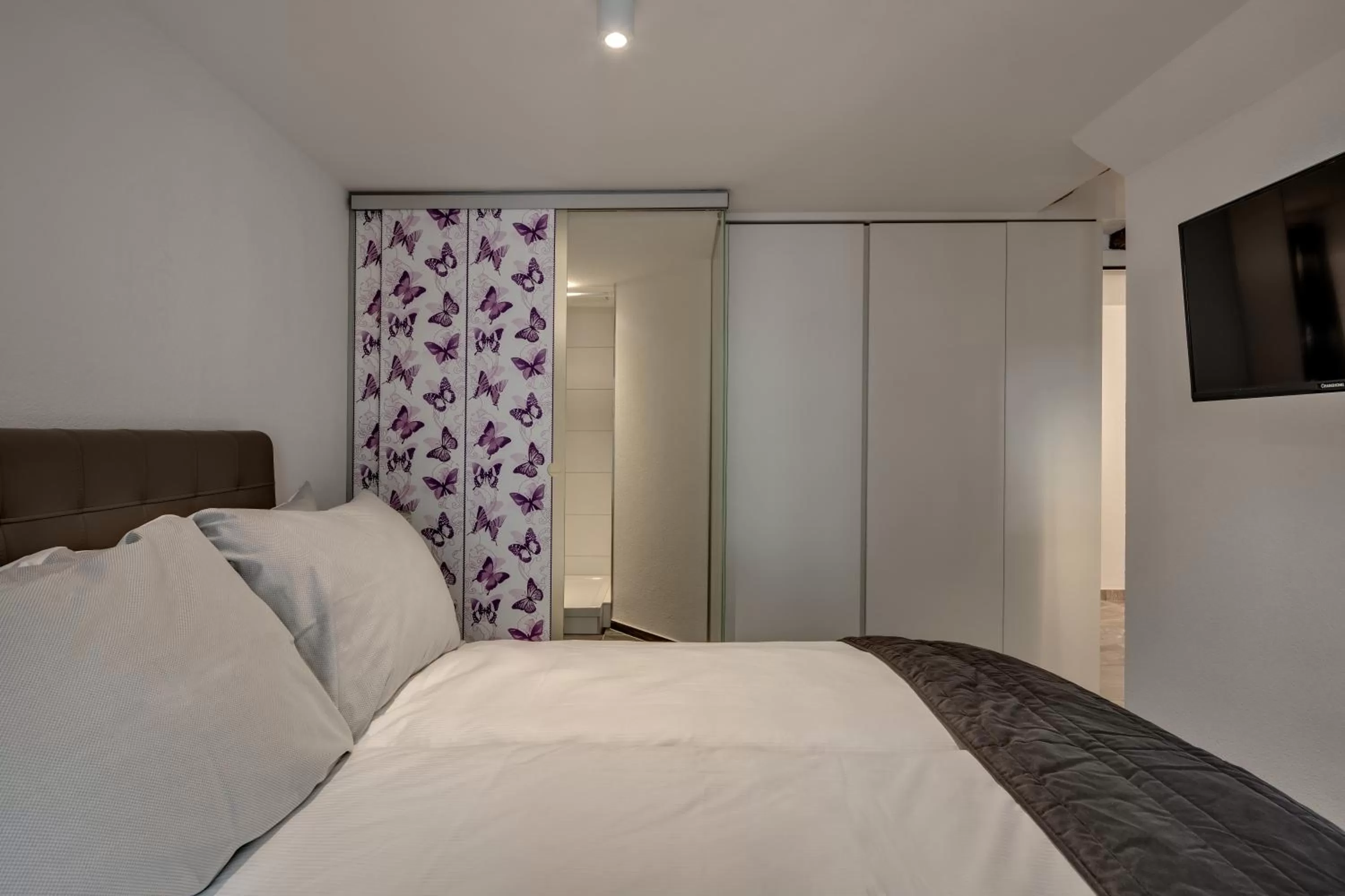 Bed in smartroom The Residence la Cittadella Baden