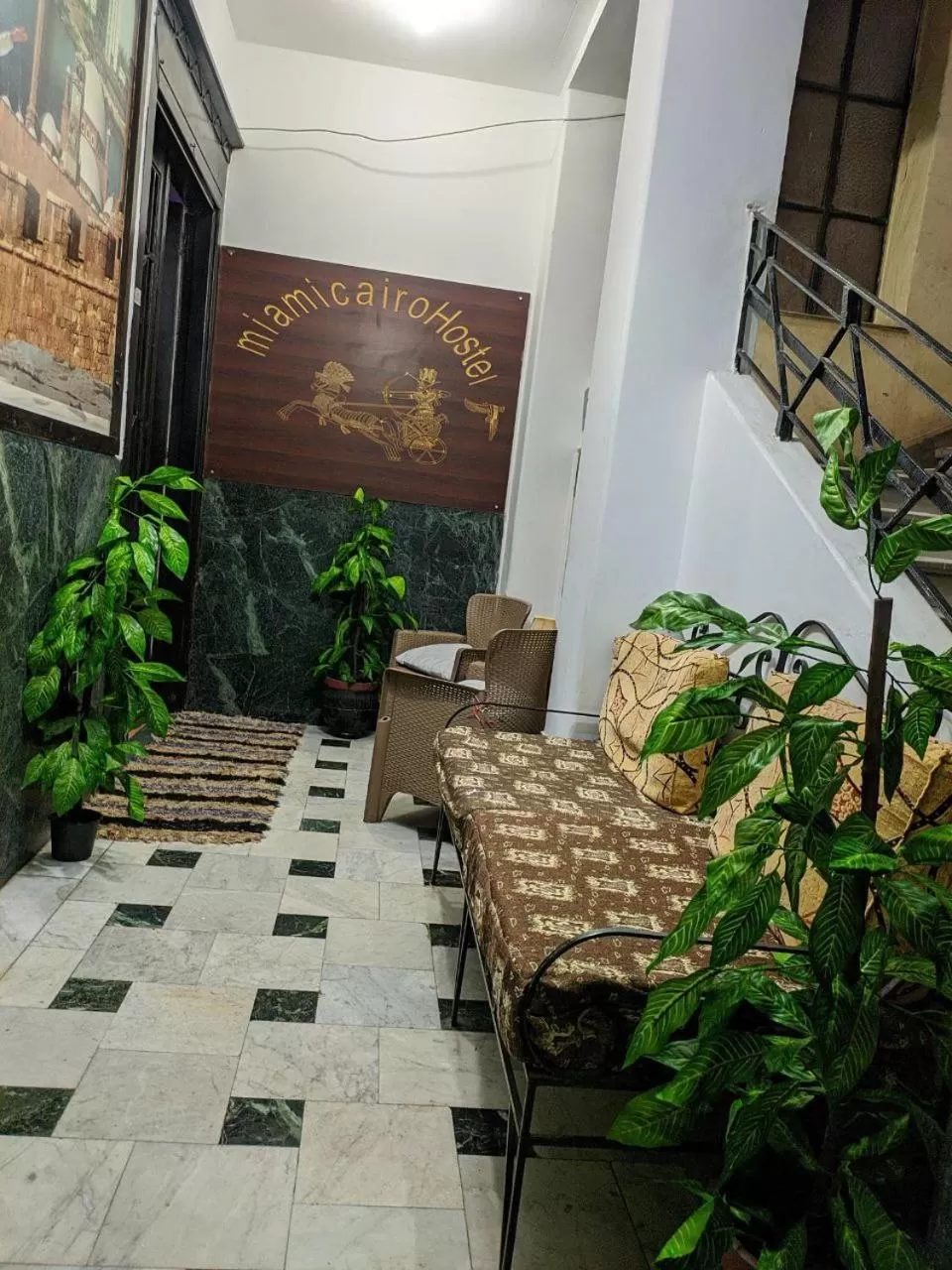 Seating area in Miami Hotel