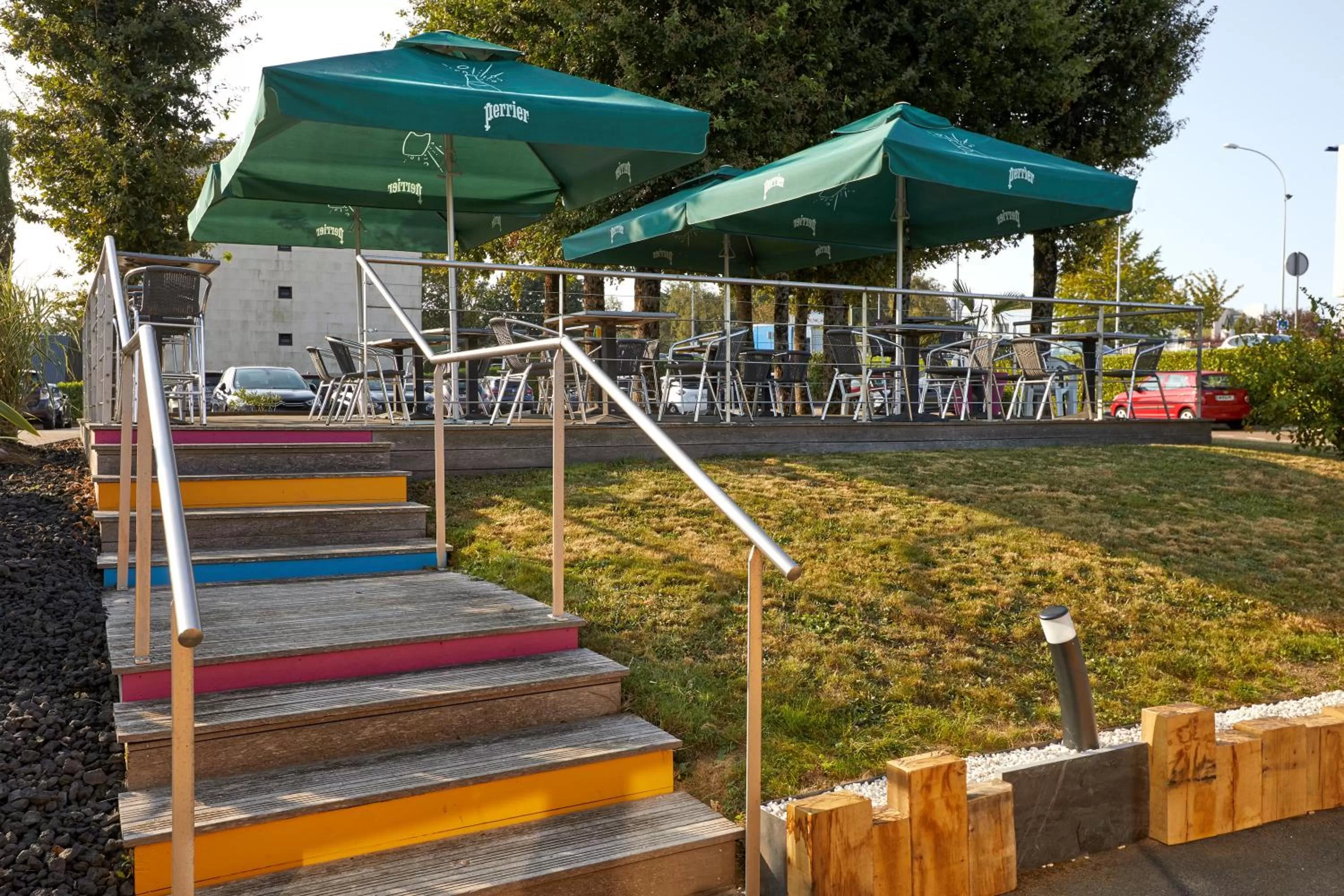 Patio in Kyriad La Roche Sur Yon