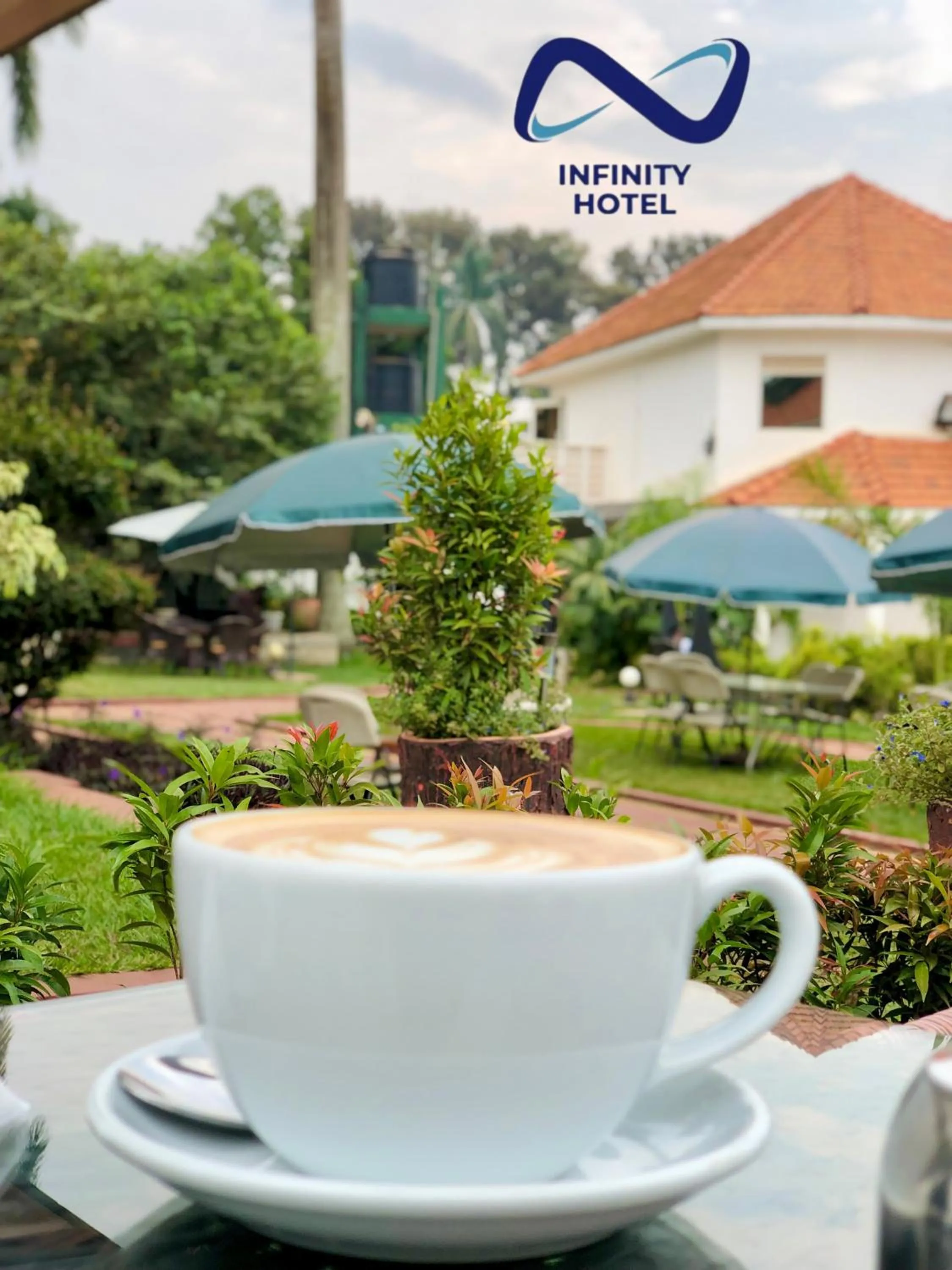Patio in Infinity Hotel Kampala