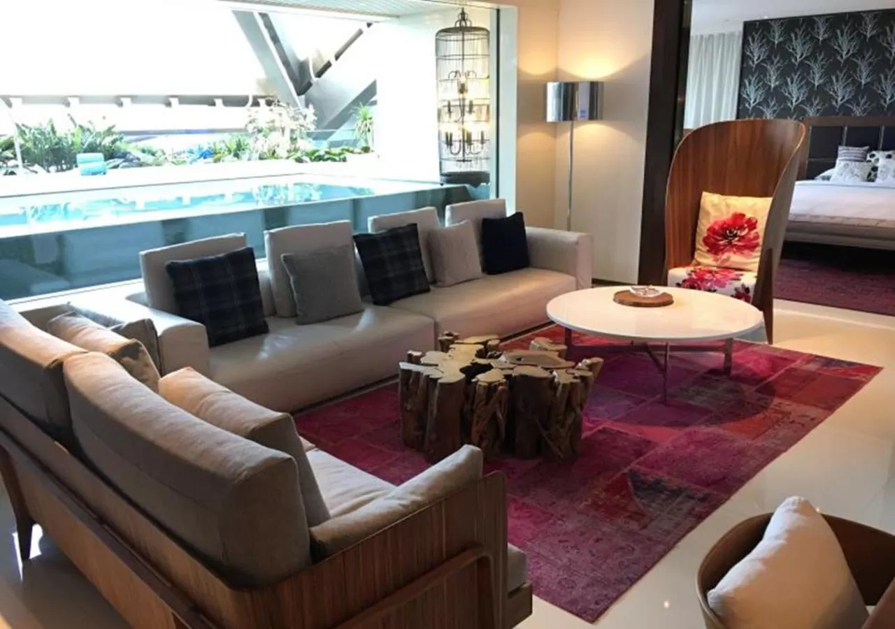 Living room in Hotel Éclat Beijing