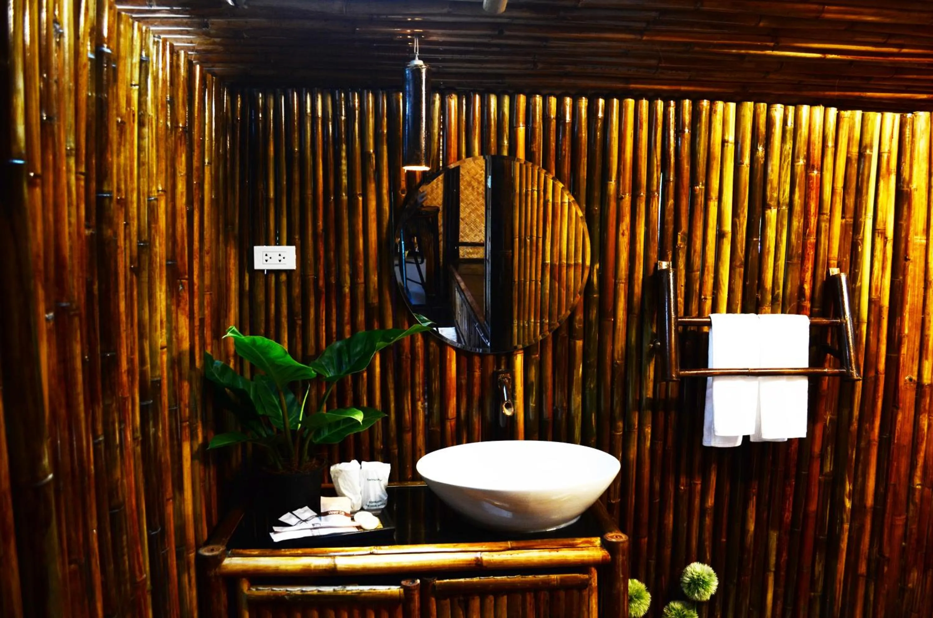 Bathroom in Eco Lanta Hideaway Beach Resort