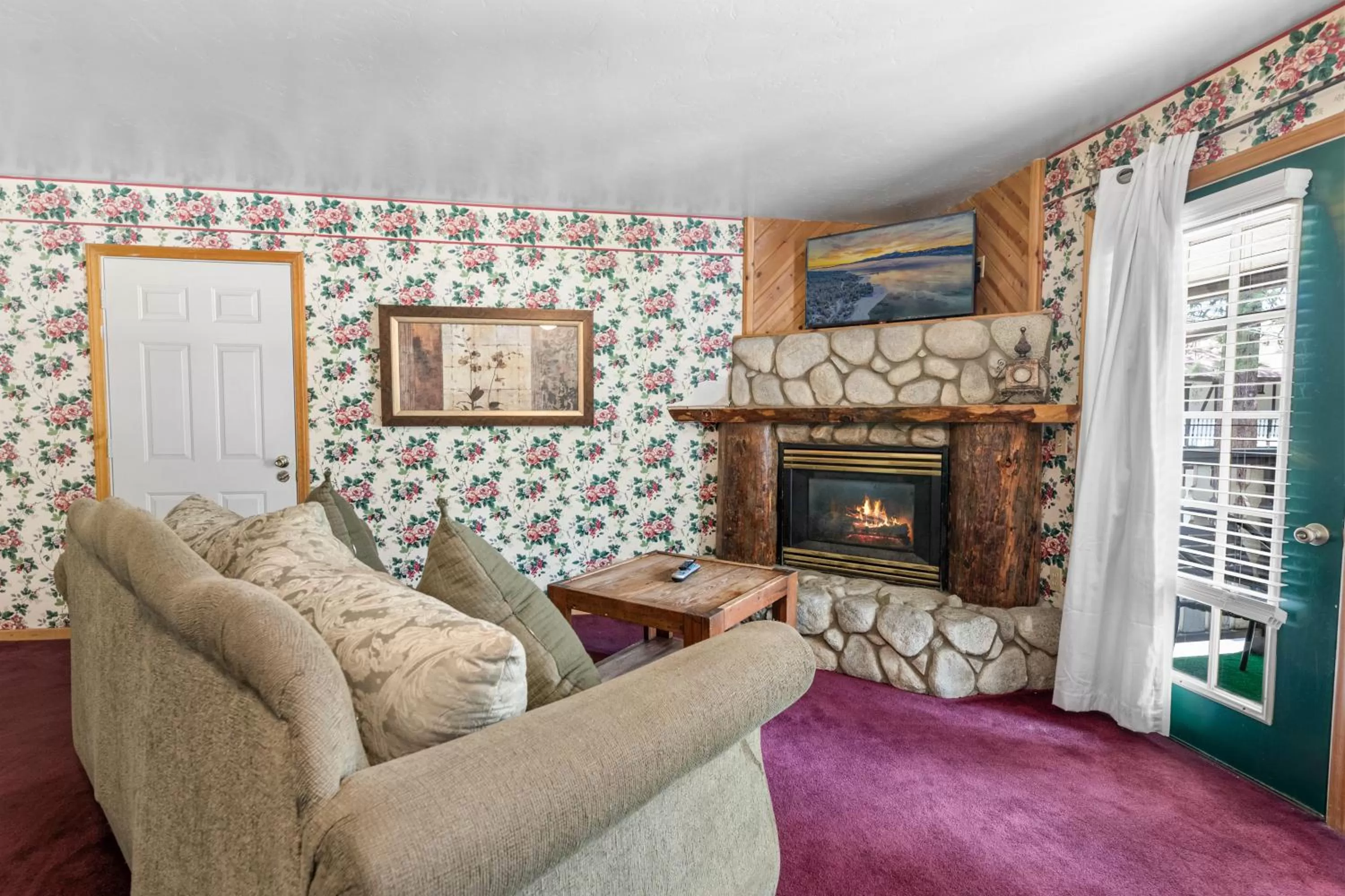 Seating area in Black Forest Lodge