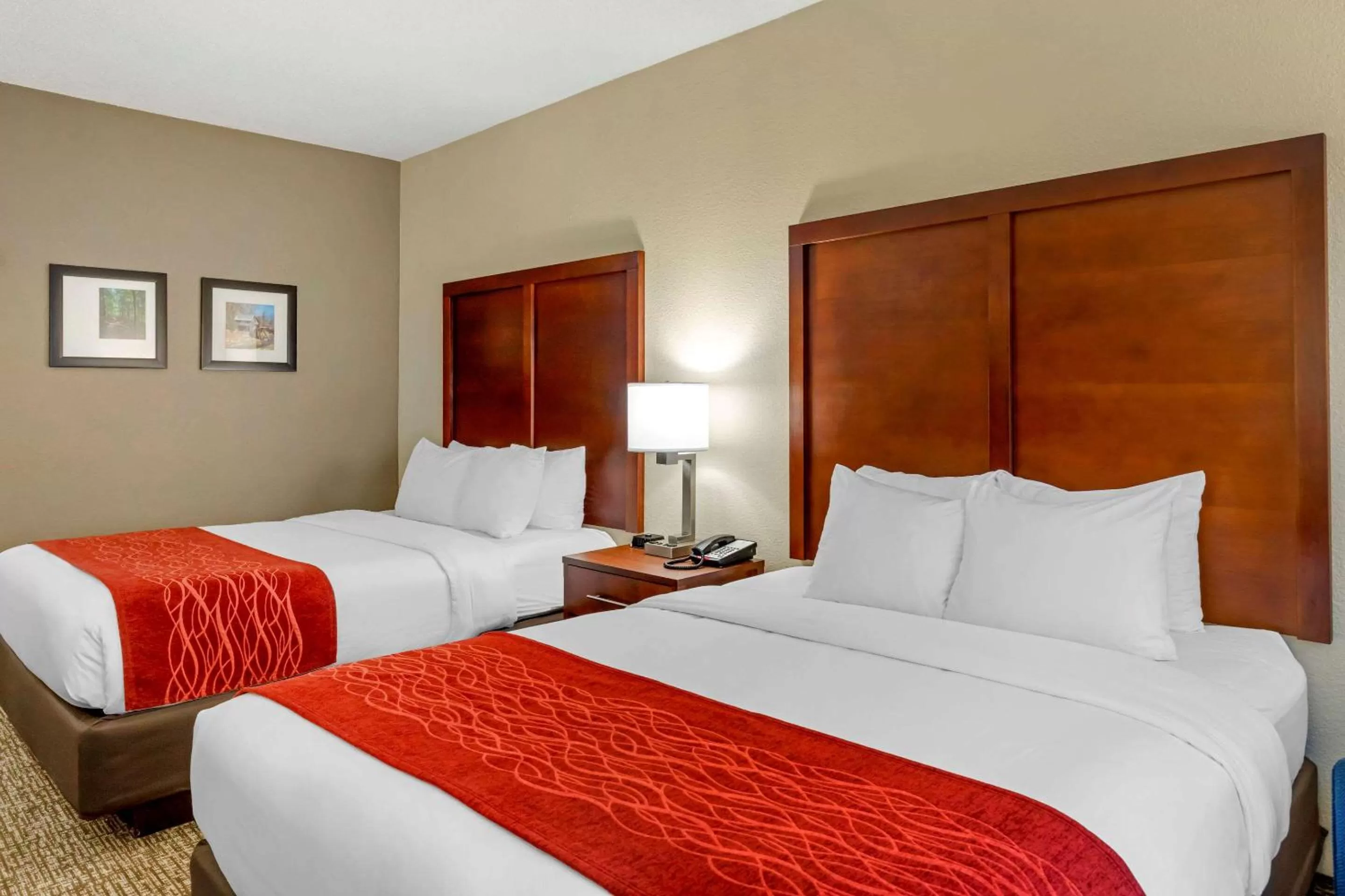 Photo of the whole room, Bed in comfort & inn Suites