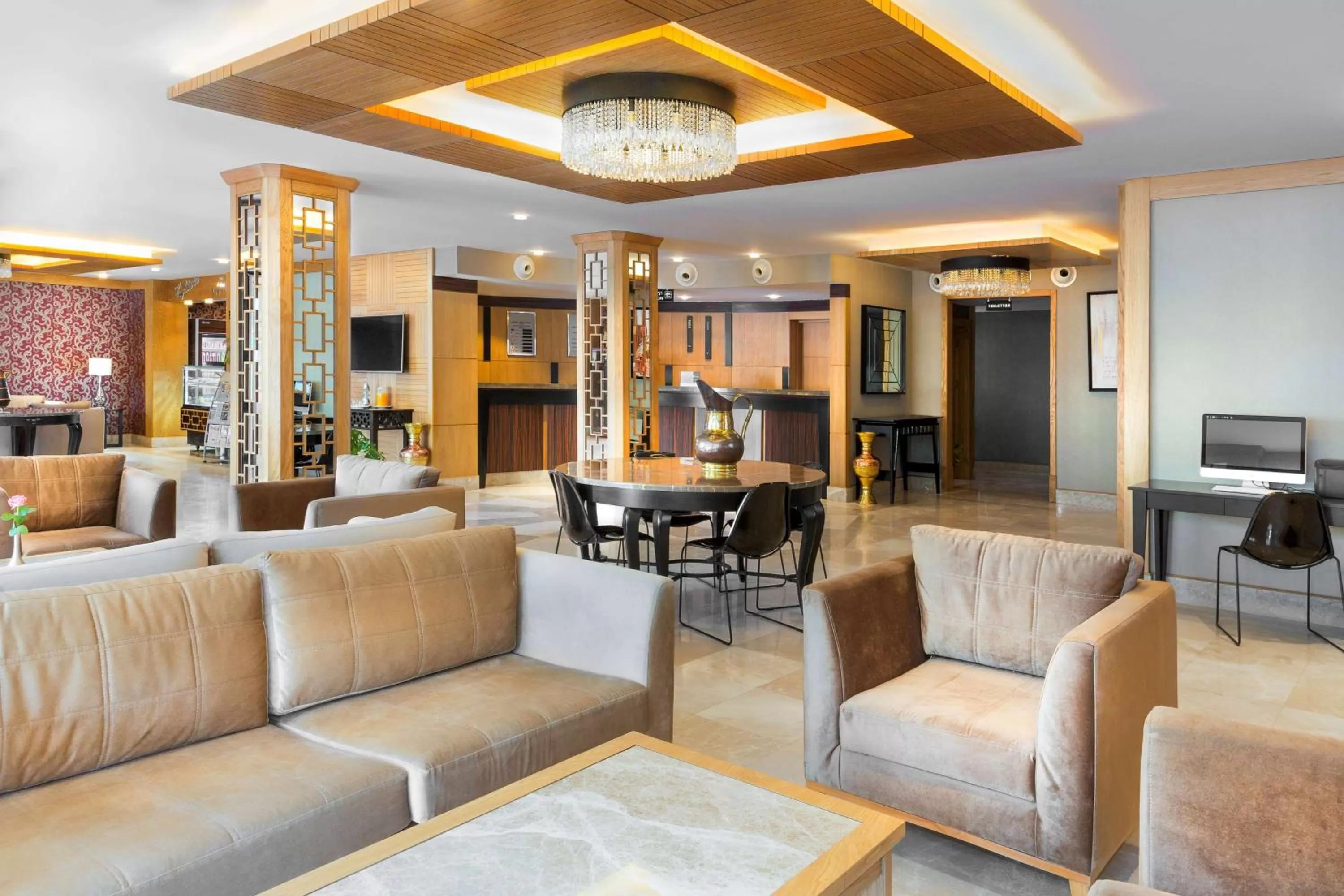 Lobby or reception, Lounge/Bar in Hotel Setif Plus