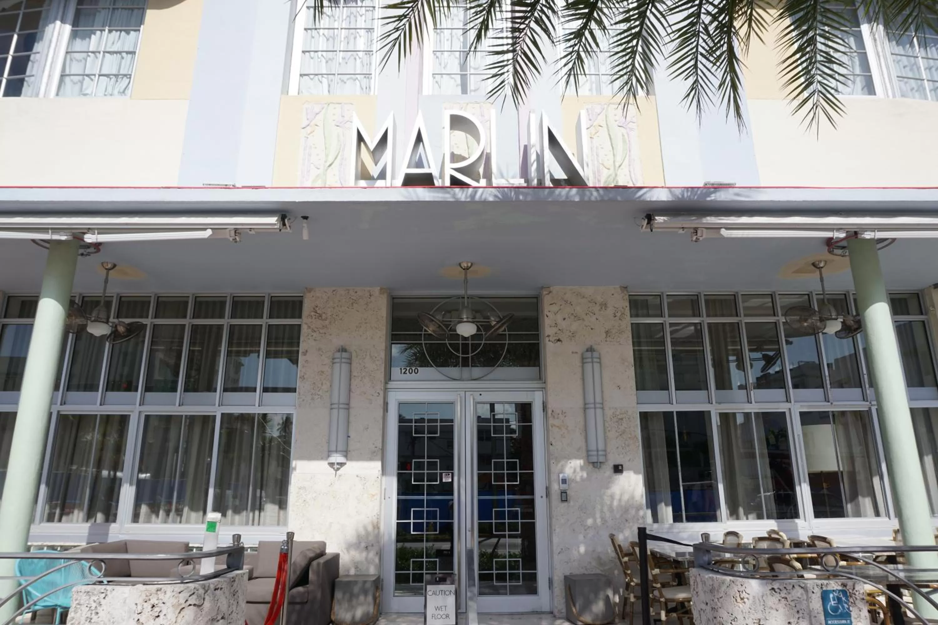 Facade/entrance in The Marlin Hotel