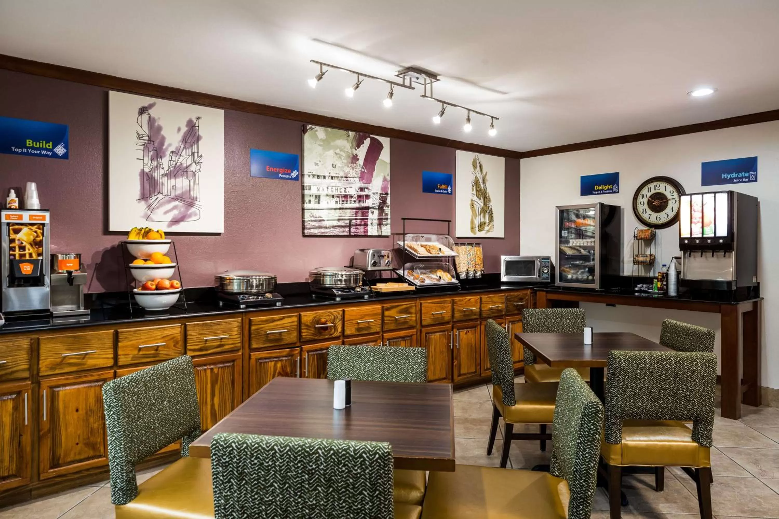 Breakfast in Best Western Morgan City Inn