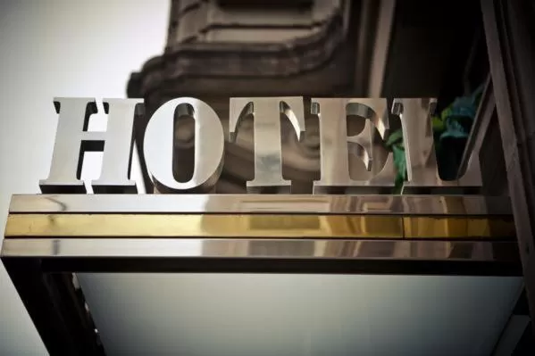 Facade/entrance in Hotel Via Augusta