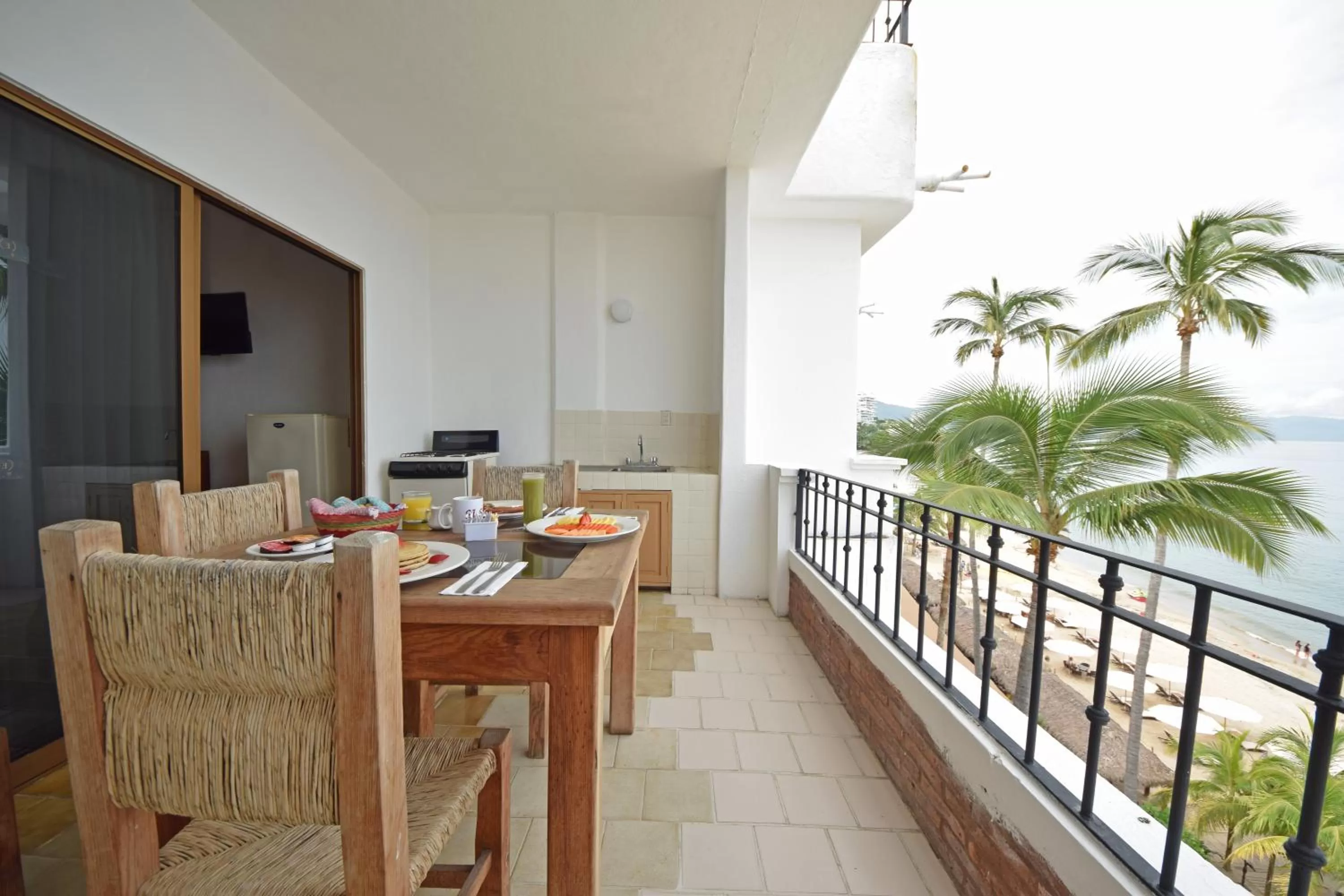 Balcony/Terrace in Emperador Vallarta Beachfront Hotel and Suites