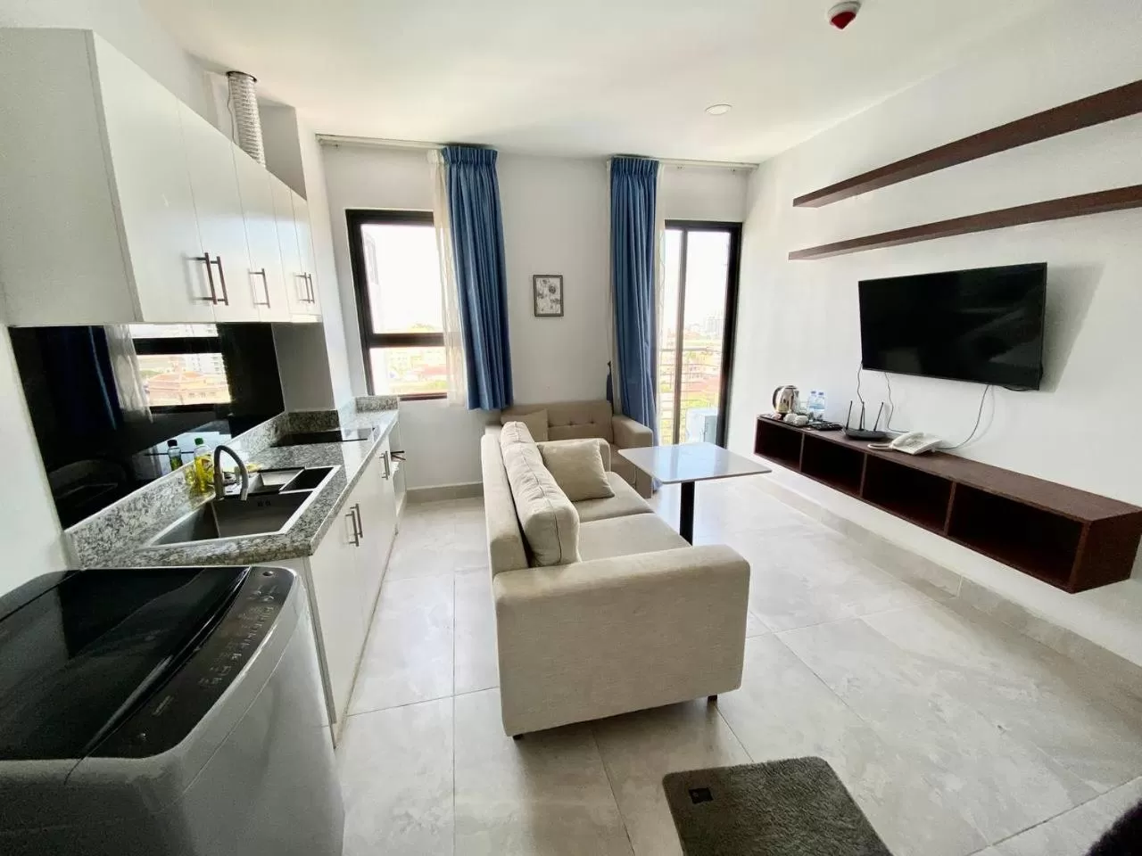 Kitchen or kitchenette in Residence 110 (Hotel and Apartments)