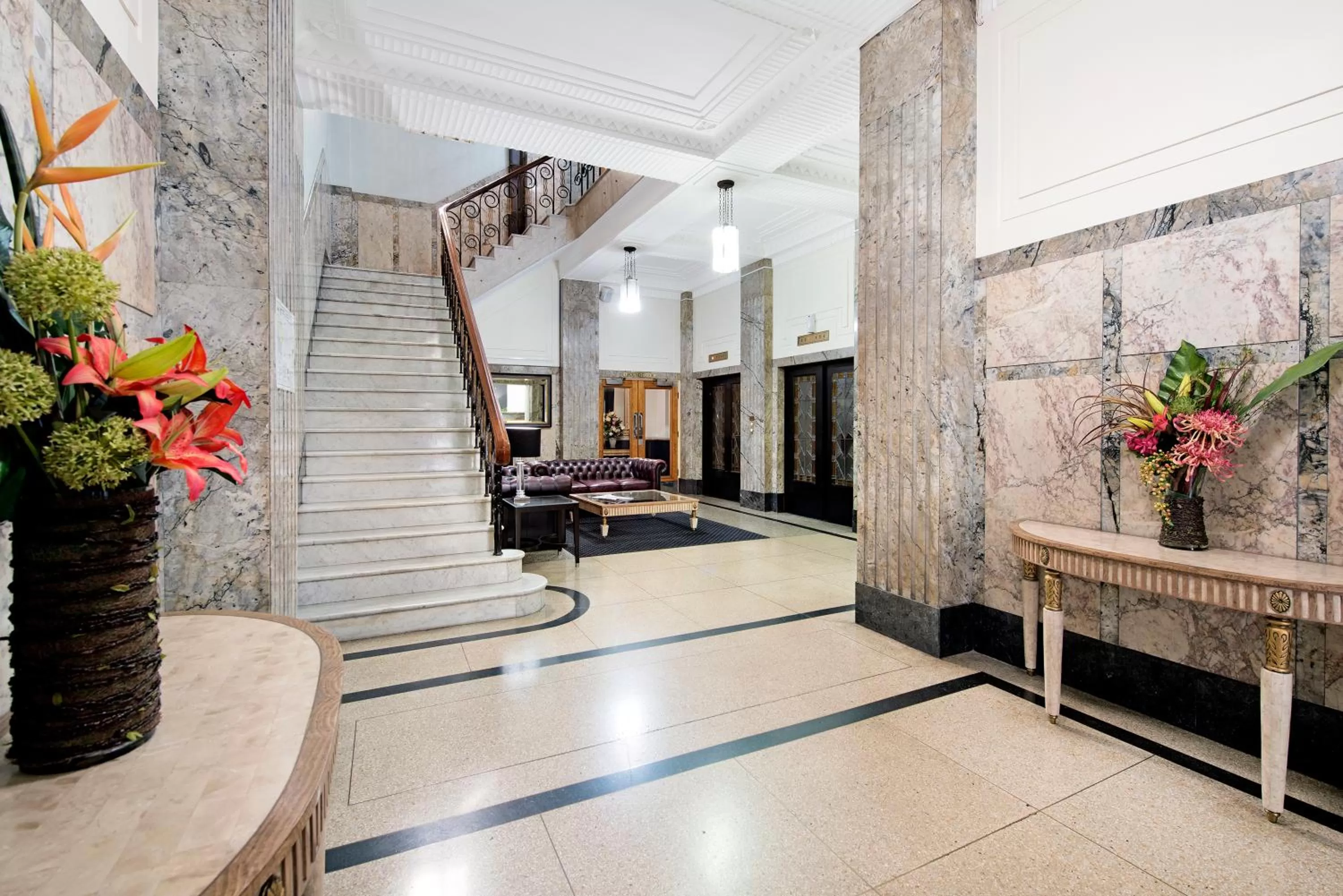 Lobby or reception in Rothbury Hotel