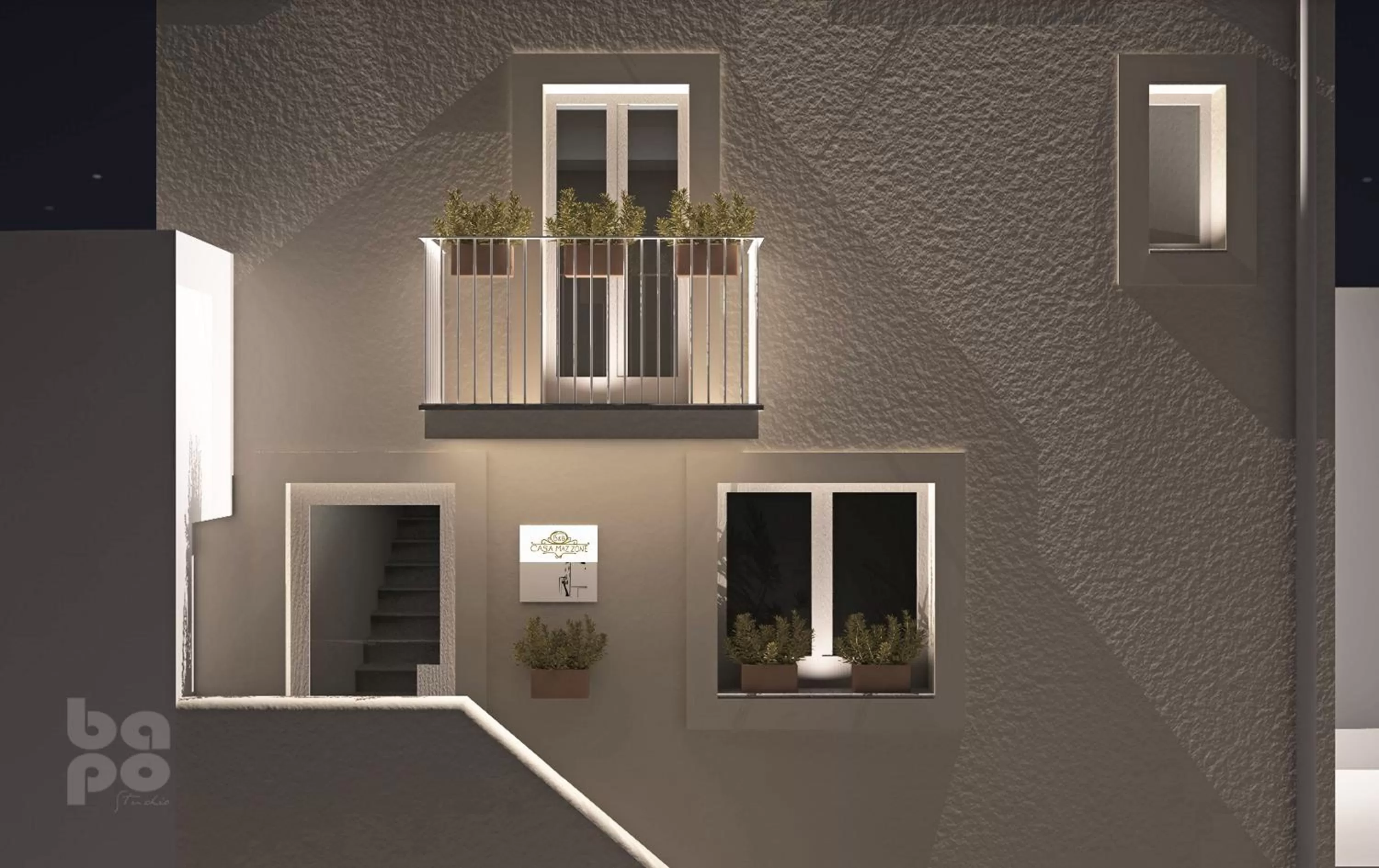 Facade/entrance in Casa Mazzone